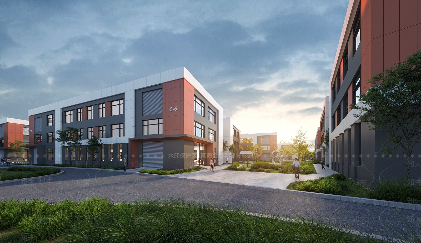 现代研发厂房SU模型下载【ID:1202324931】