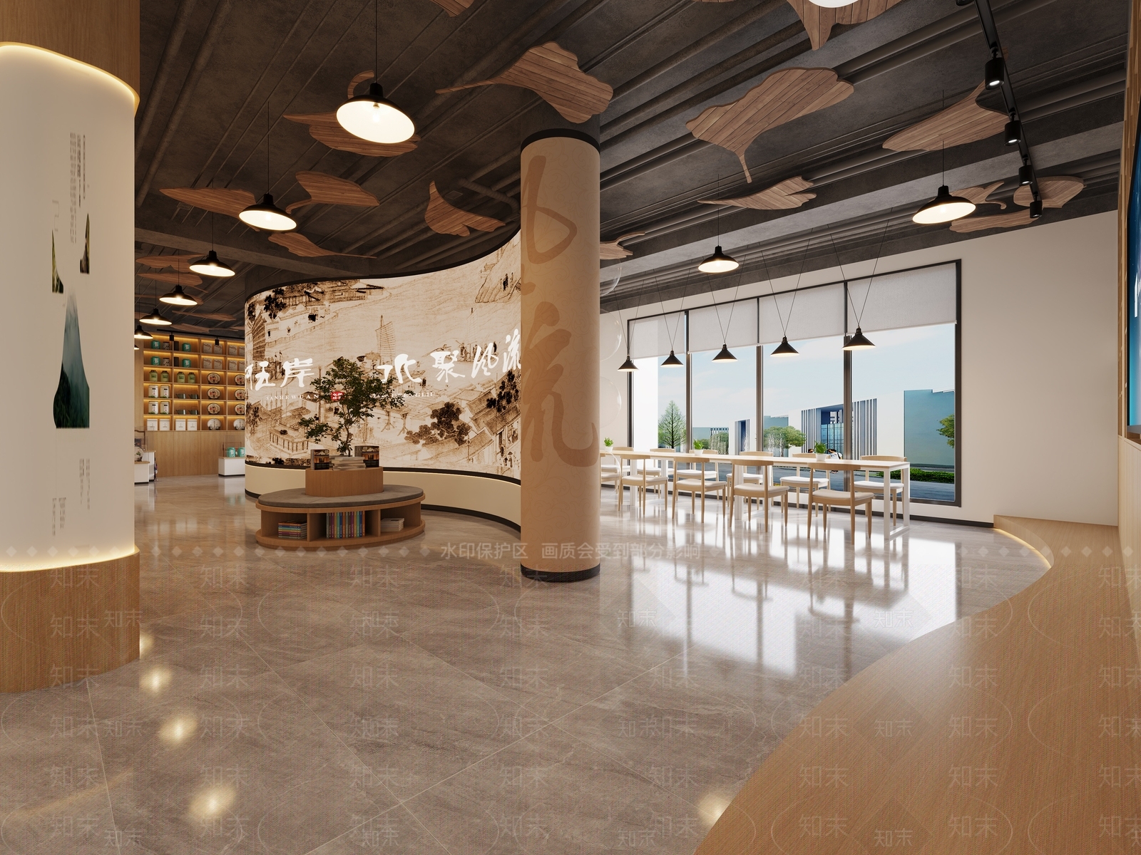 现代茶馆3D模型下载【ID:1221849436】