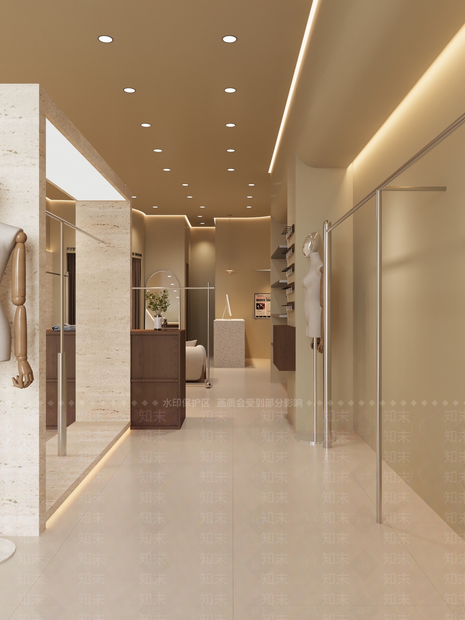 奶油中古服装店3D模型下载【ID:1202332098】