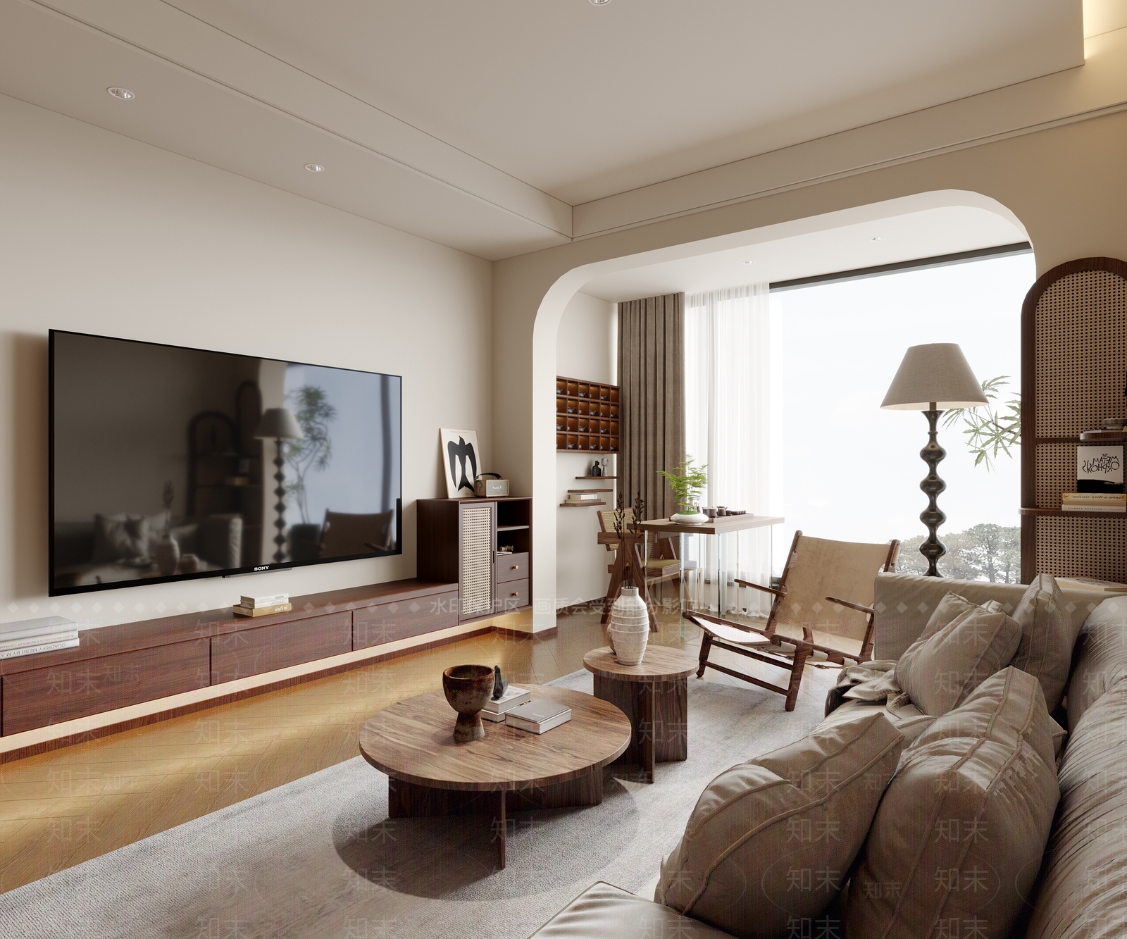 中古现代客餐厅3D模型下载【ID:1202558111】