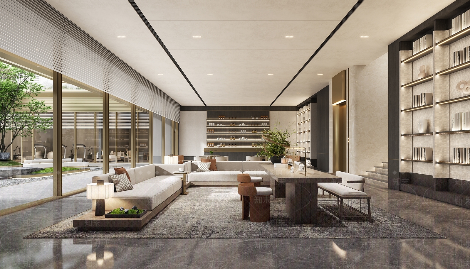 现代轻奢售楼处3D模型下载【ID:1202342994】