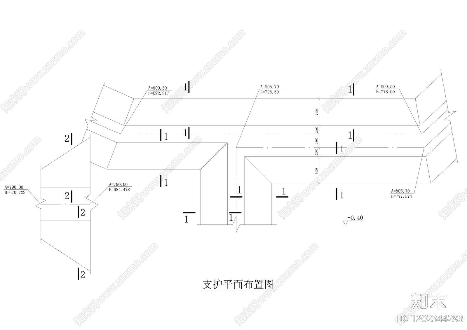 其他结构图纸cad施工图下载【ID:1202344293】