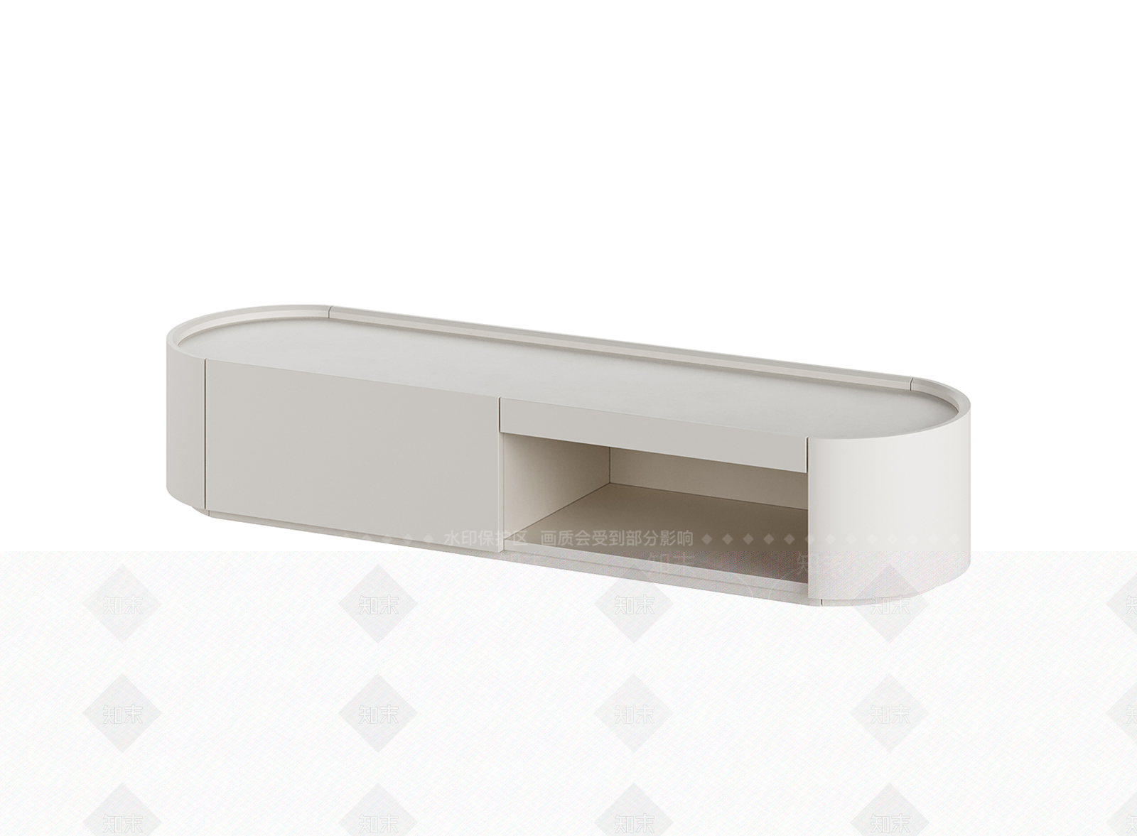 现代电视柜3D模型下载【ID:1202345314】