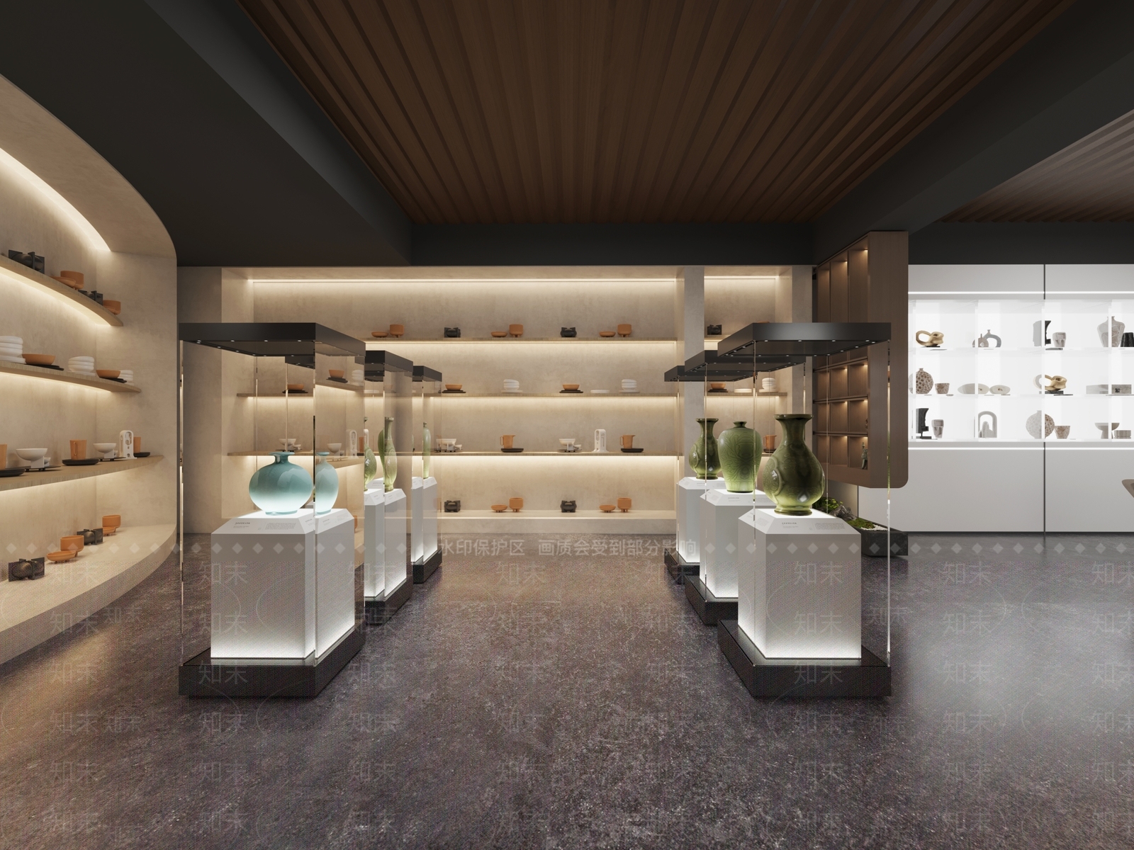 新中式侘寂其他商业空间3D模型下载【ID:1202347644】