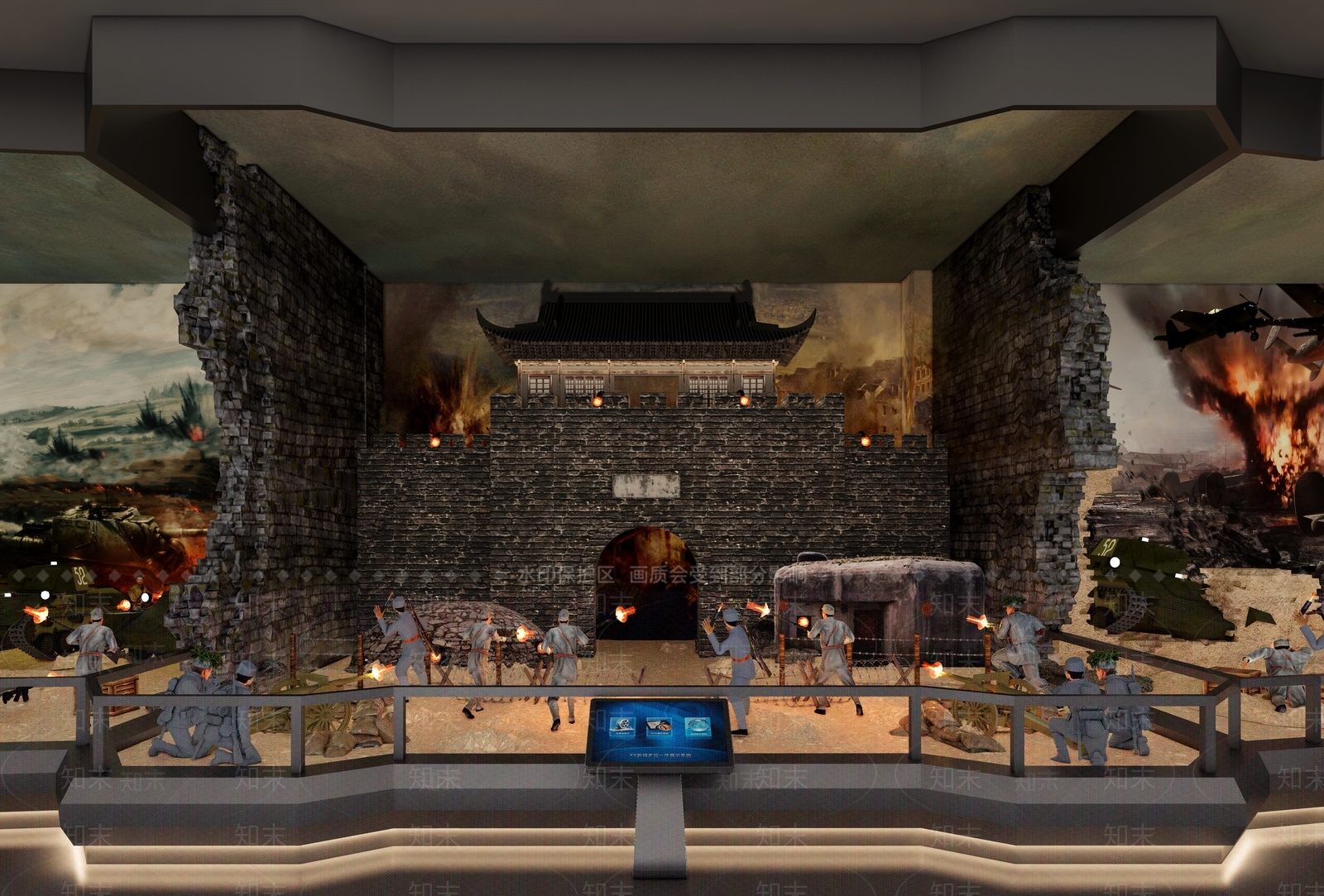 现代新中式博物馆SU模型下载【ID:1202357627】