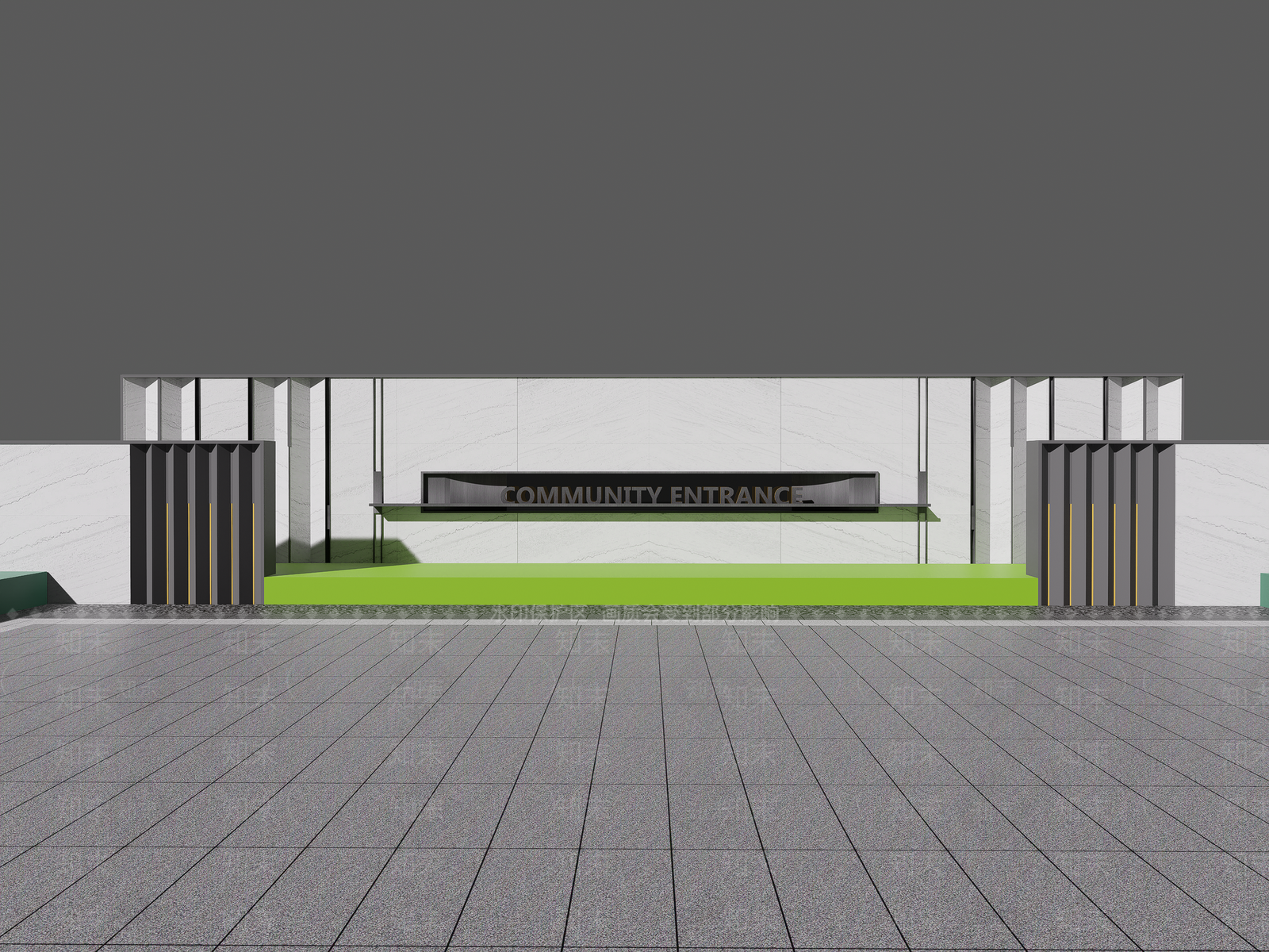 现代简约景墙SU模型下载【ID:1202370160】
