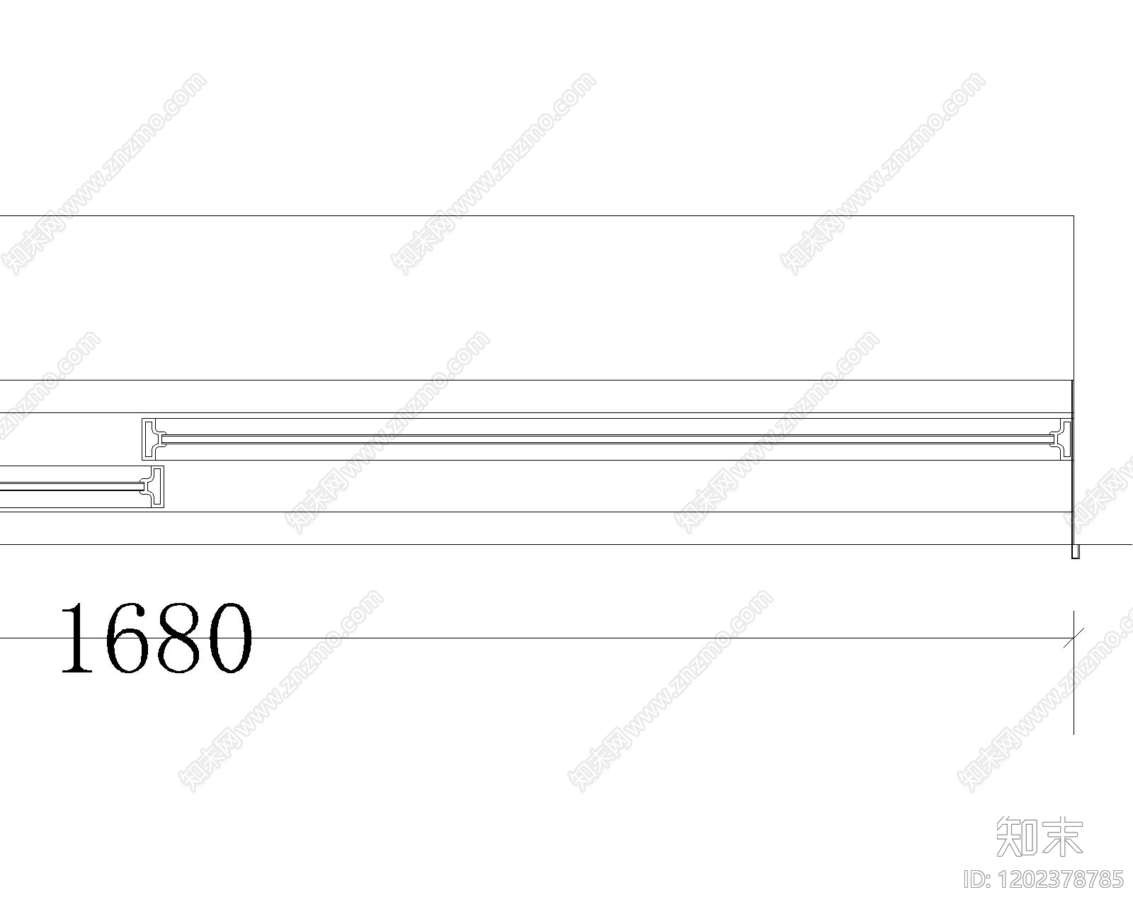 现代门cad施工图下载【ID:1202378785】
