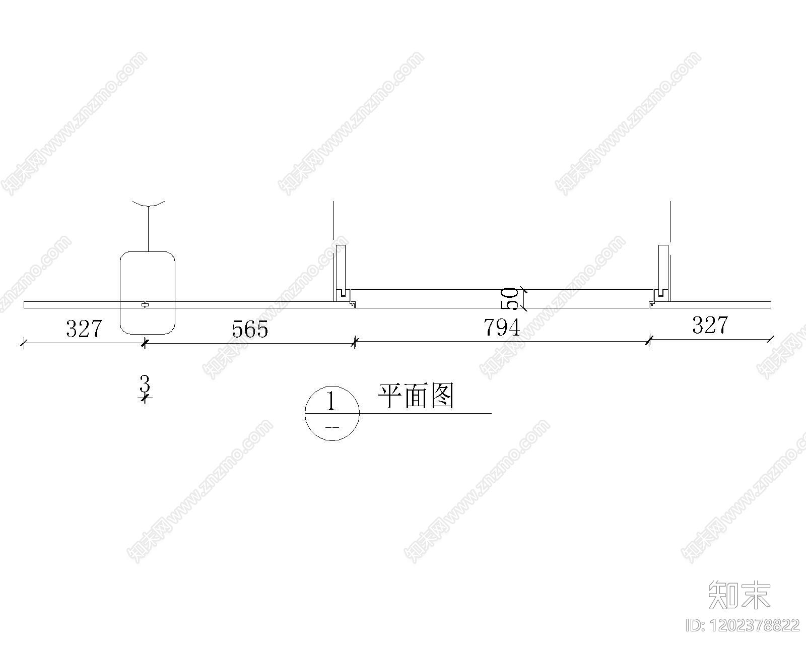 现代极简门cad施工图下载【ID:1202378822】