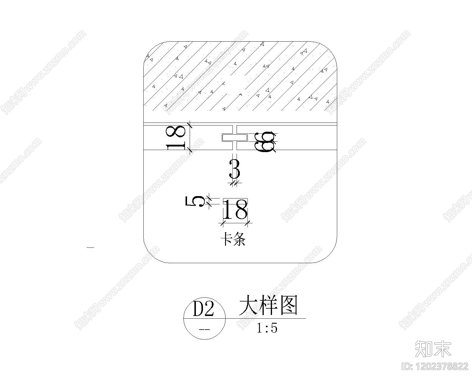 现代极简门cad施工图下载【ID:1202378822】
