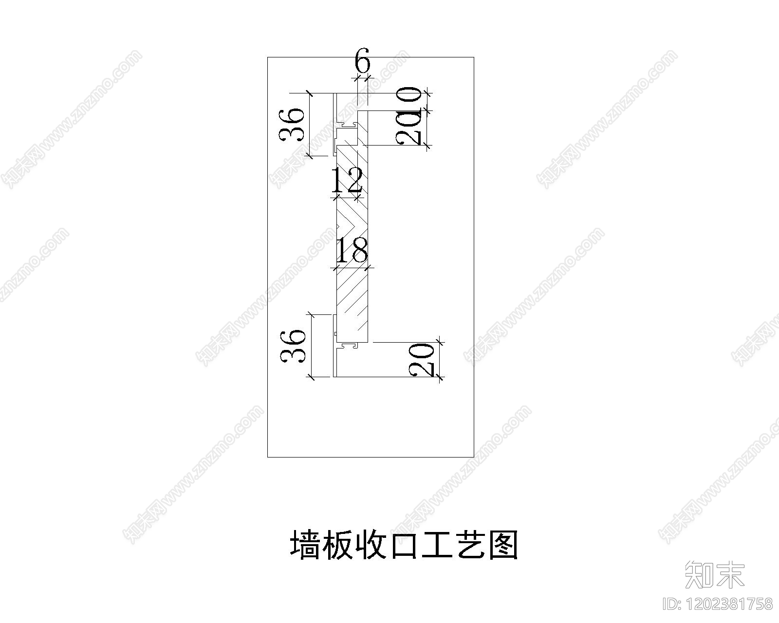 现代极简背景墙cad施工图下载【ID:1202381758】
