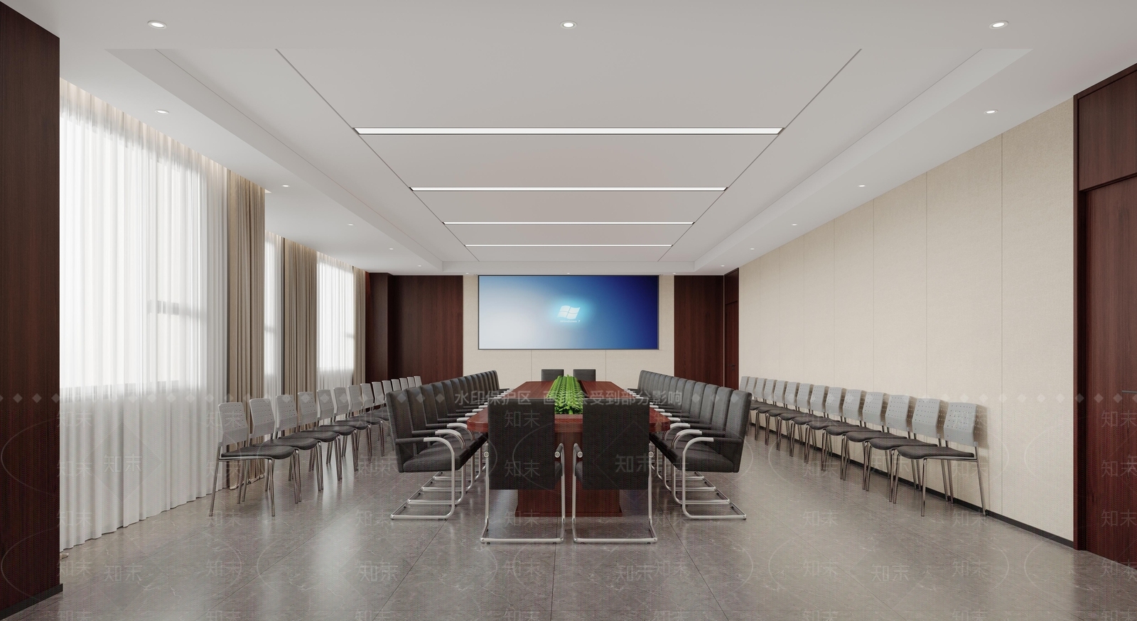 会议室3D模型下载【ID:1202398763】