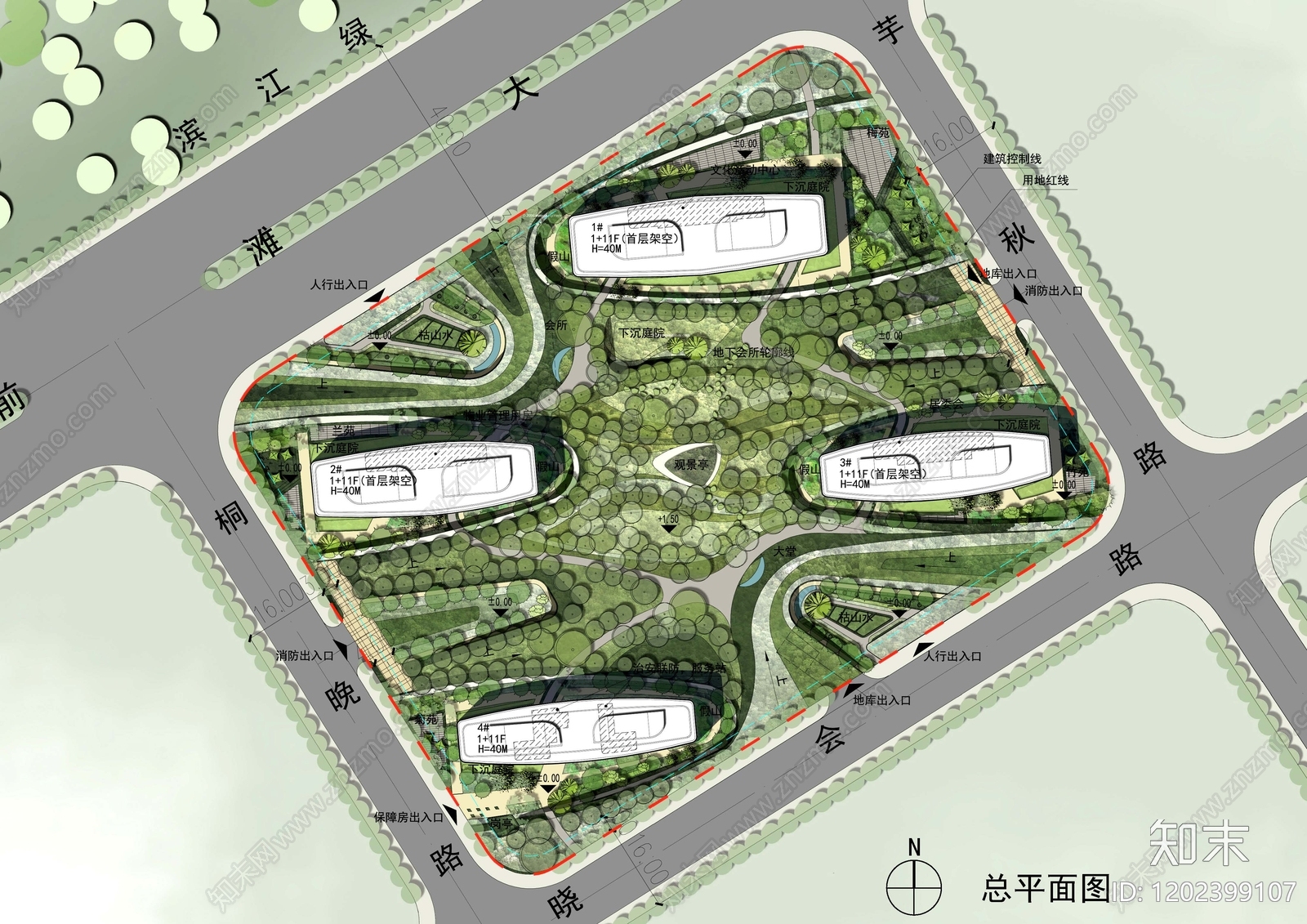 现代未来社区建筑下载【ID:1202399107】