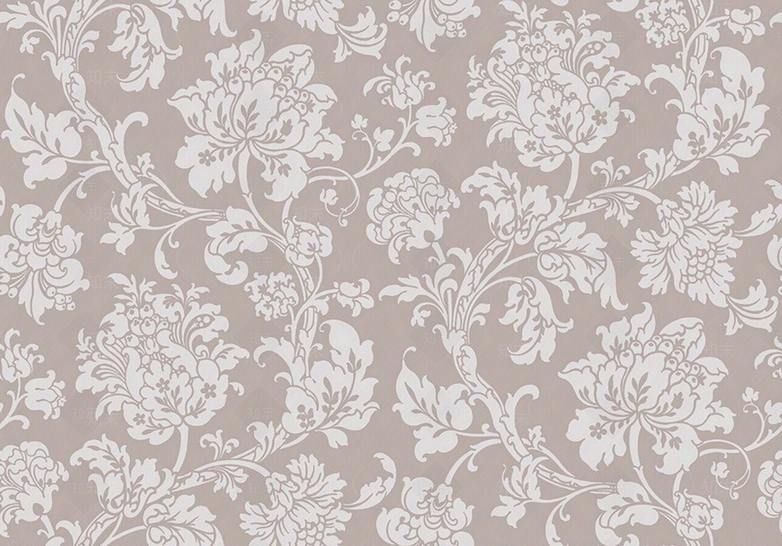 现代欧式花纹壁纸贴图下载【ID:1202400630】