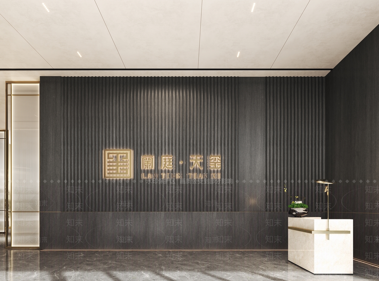 现代轻奢售楼处3D模型下载【ID:1202403103】