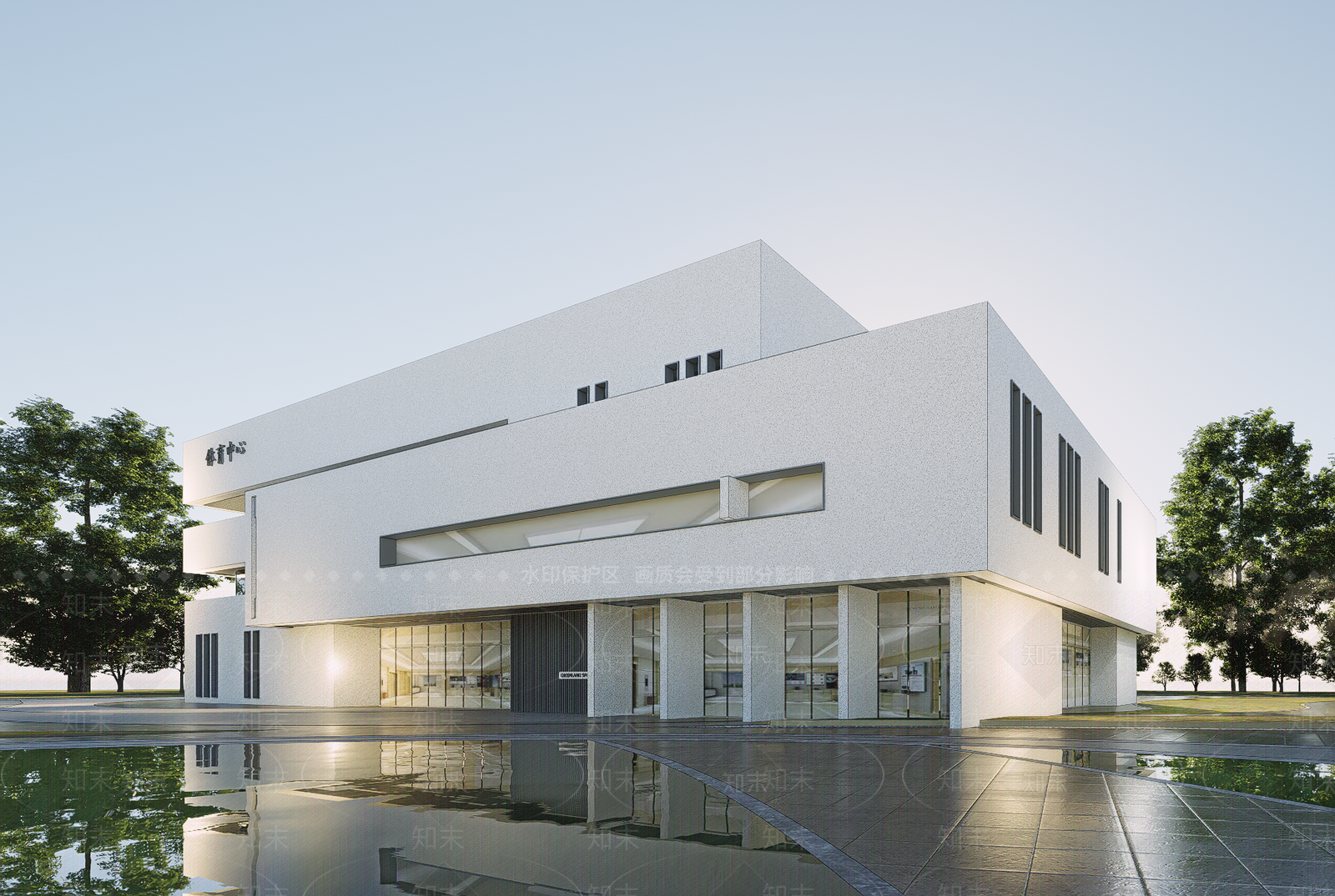 现代体育馆SU模型下载【ID:1202411193】