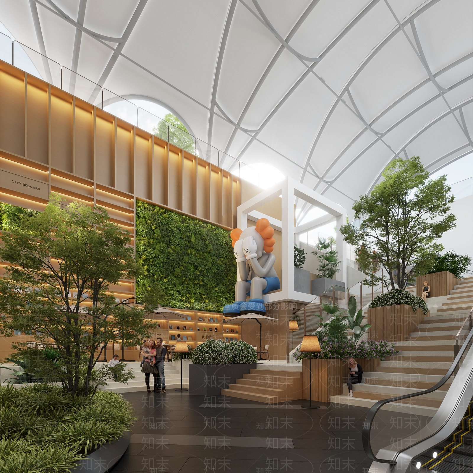 现代商场3D模型下载【ID:1202411579】