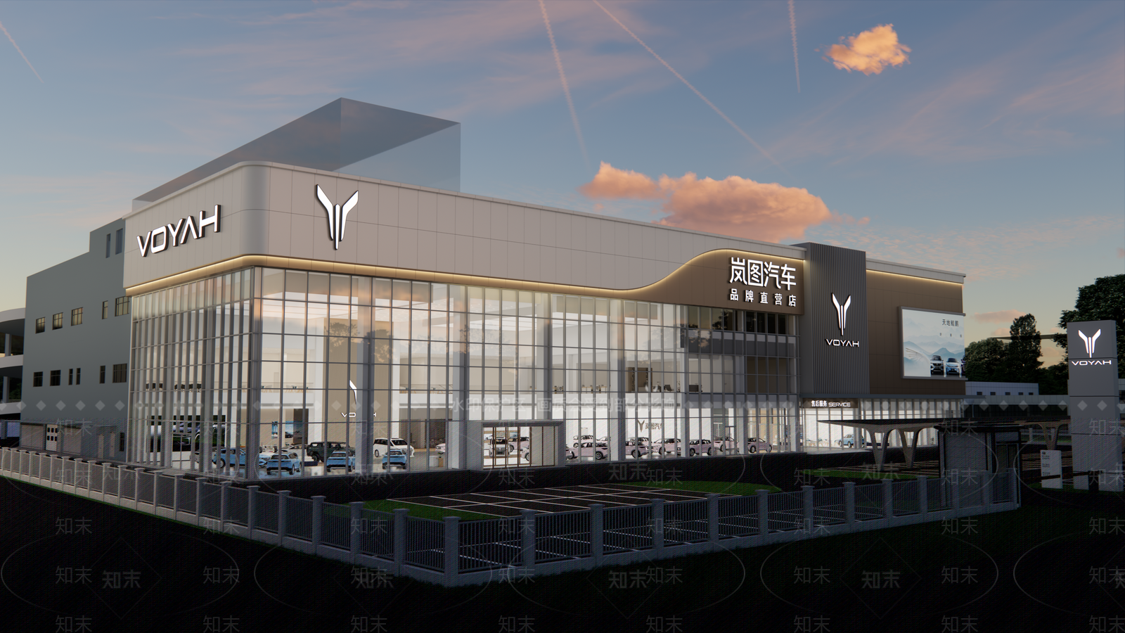 现代汽车4S店SU模型下载【ID:1202419697】