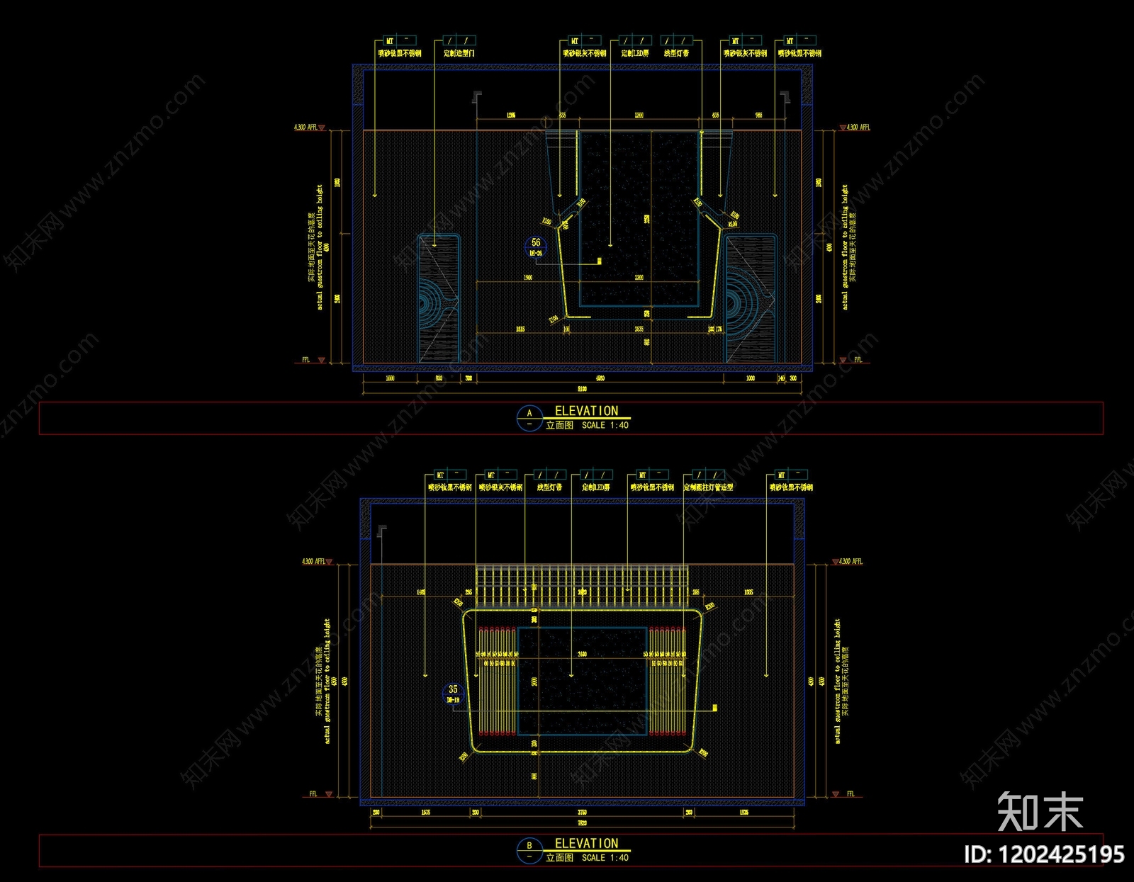 现代KTVcad施工图下载【ID:1202425195】