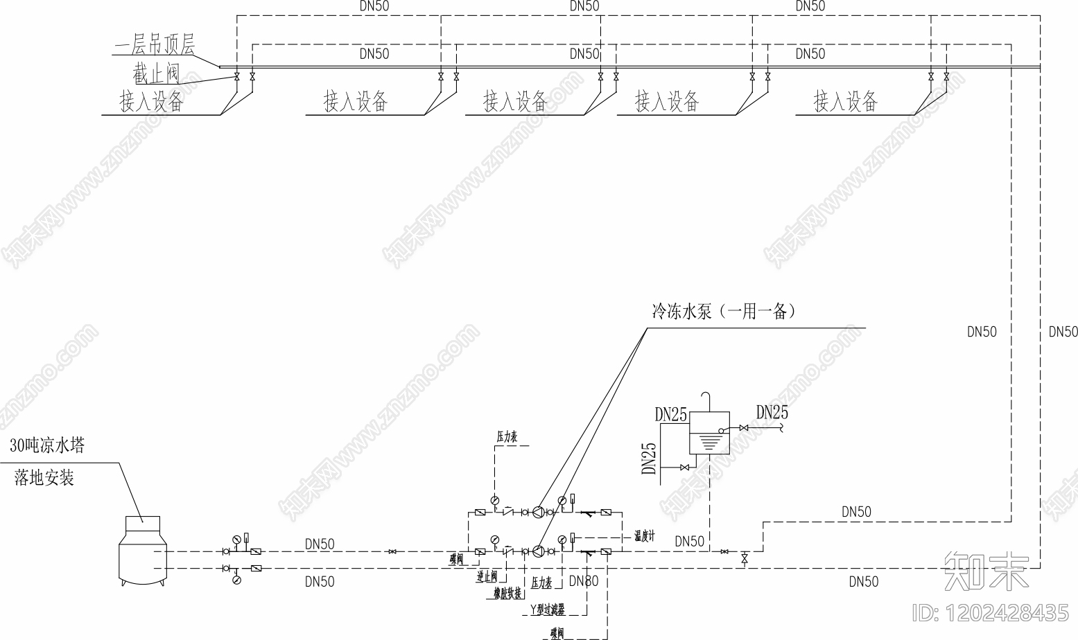 现代实验室cad施工图下载【ID:1202428435】