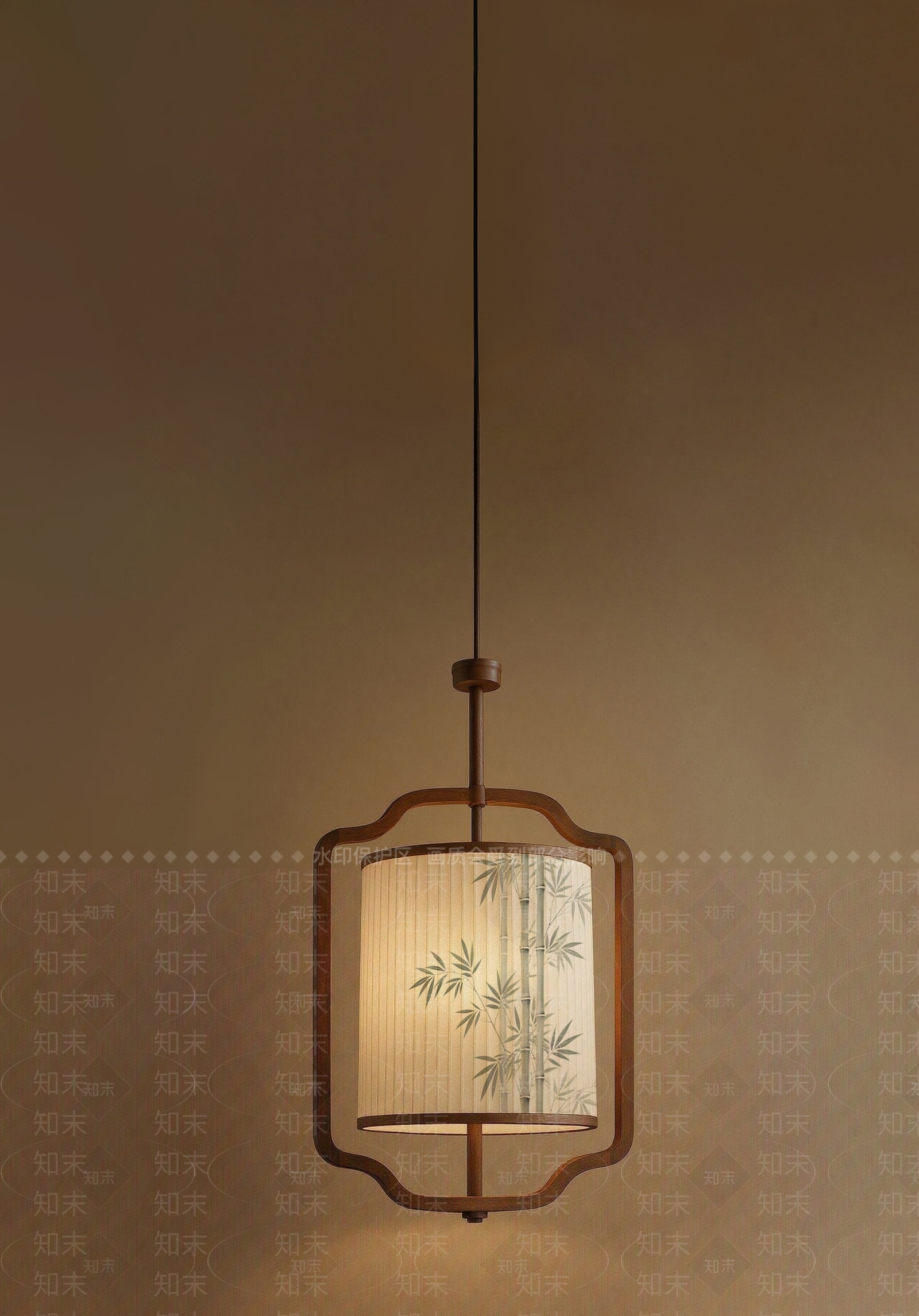 床头吊灯SU模型下载【ID:1202429316】