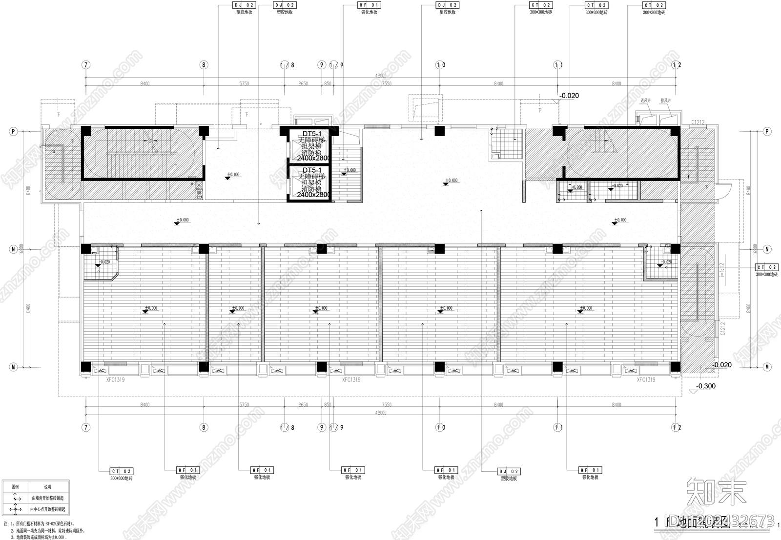 现代养老院cad施工图下载【ID:1202432673】