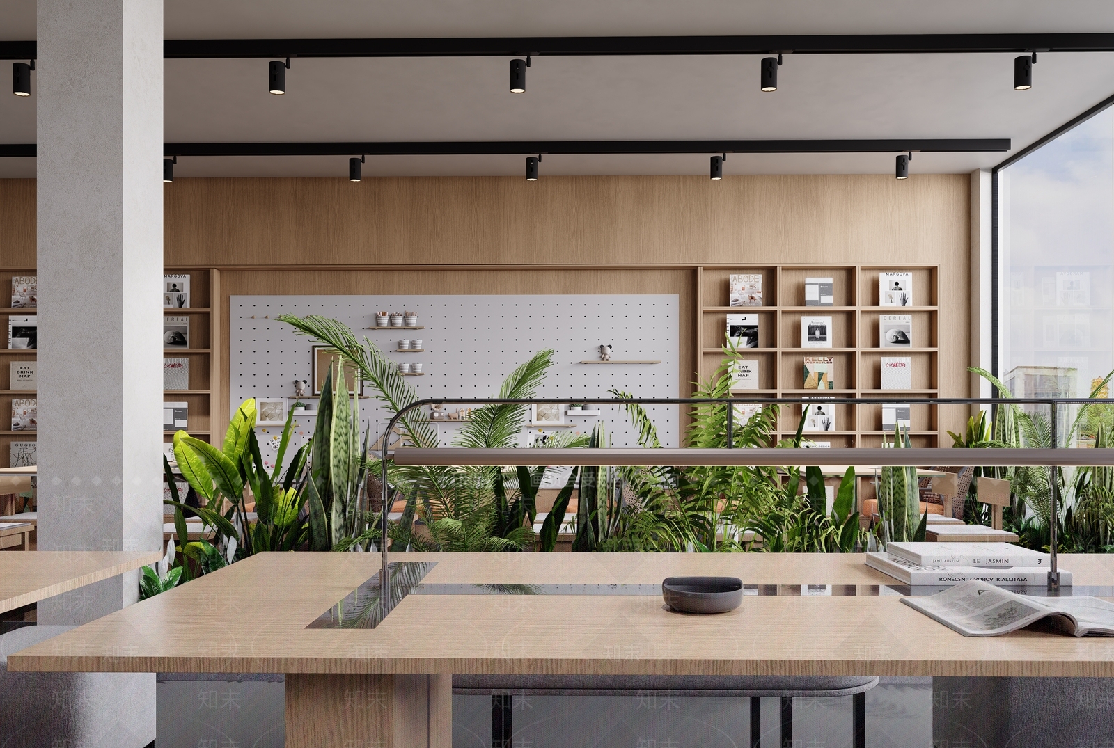 现代咖啡厅SU模型下载【ID:1202433213】