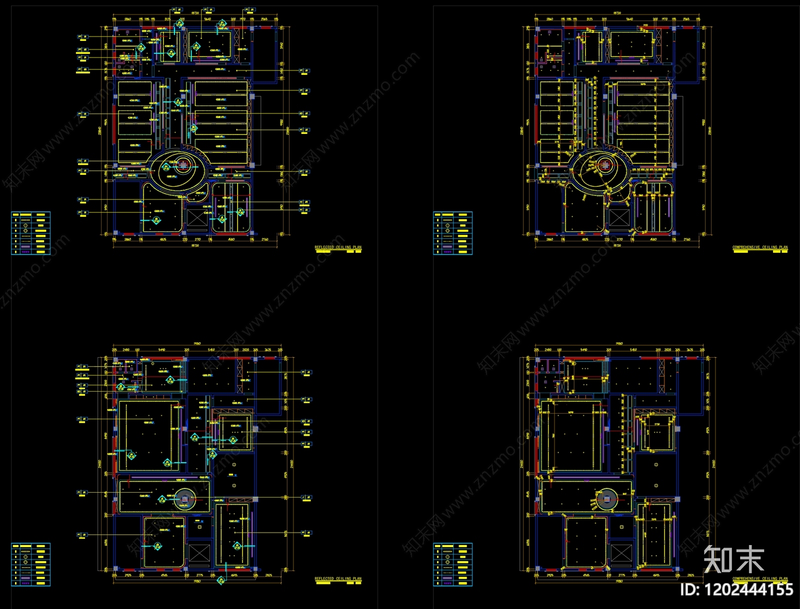 现代整体办公空间cad施工图下载【ID:1202444155】