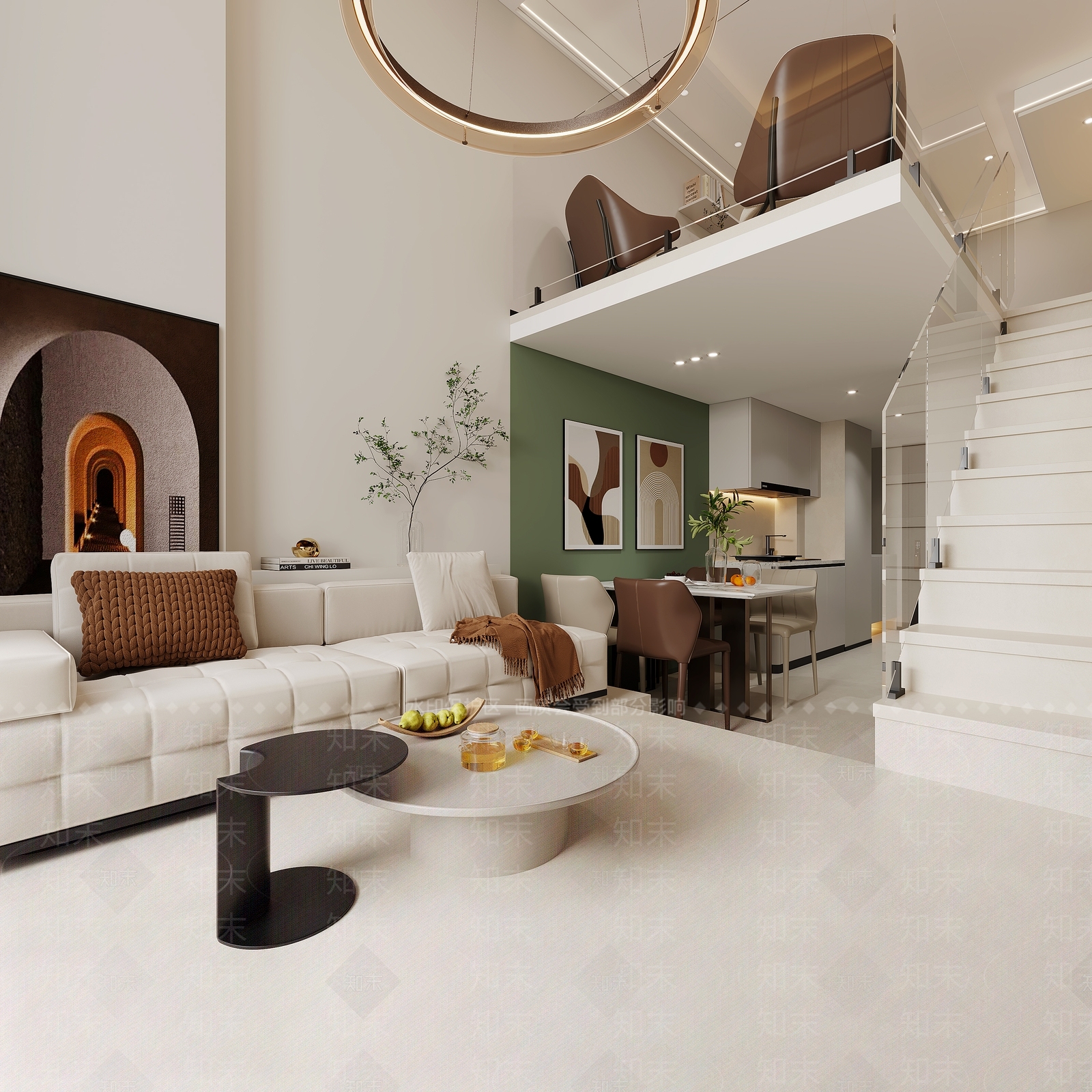 现代公寓3D模型下载【ID:1202452096】