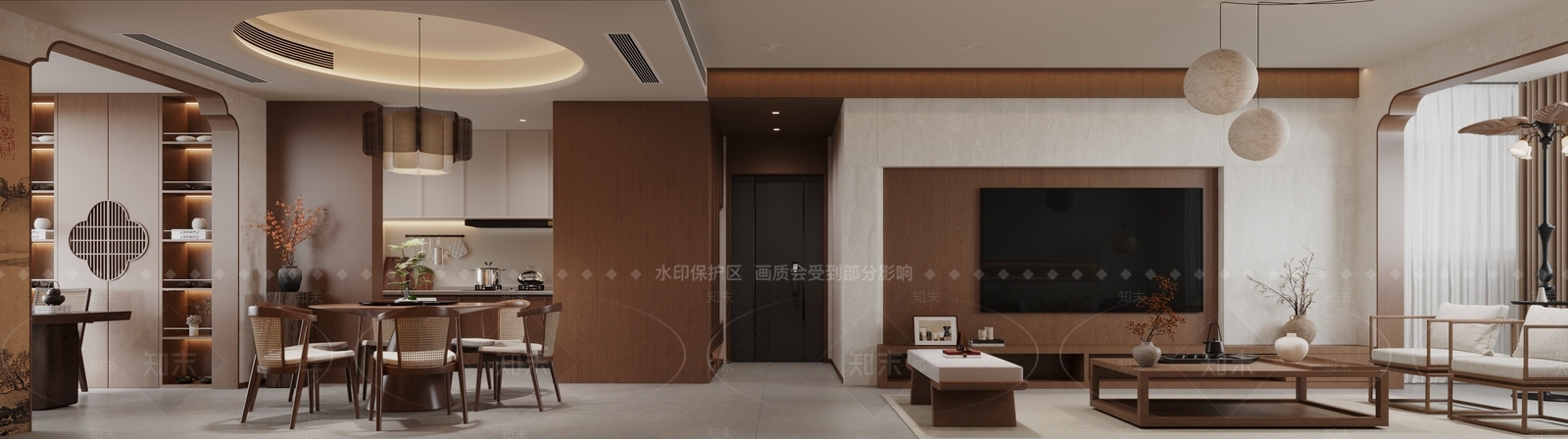 中古家居客厅3D模型下载【ID:1202452965】