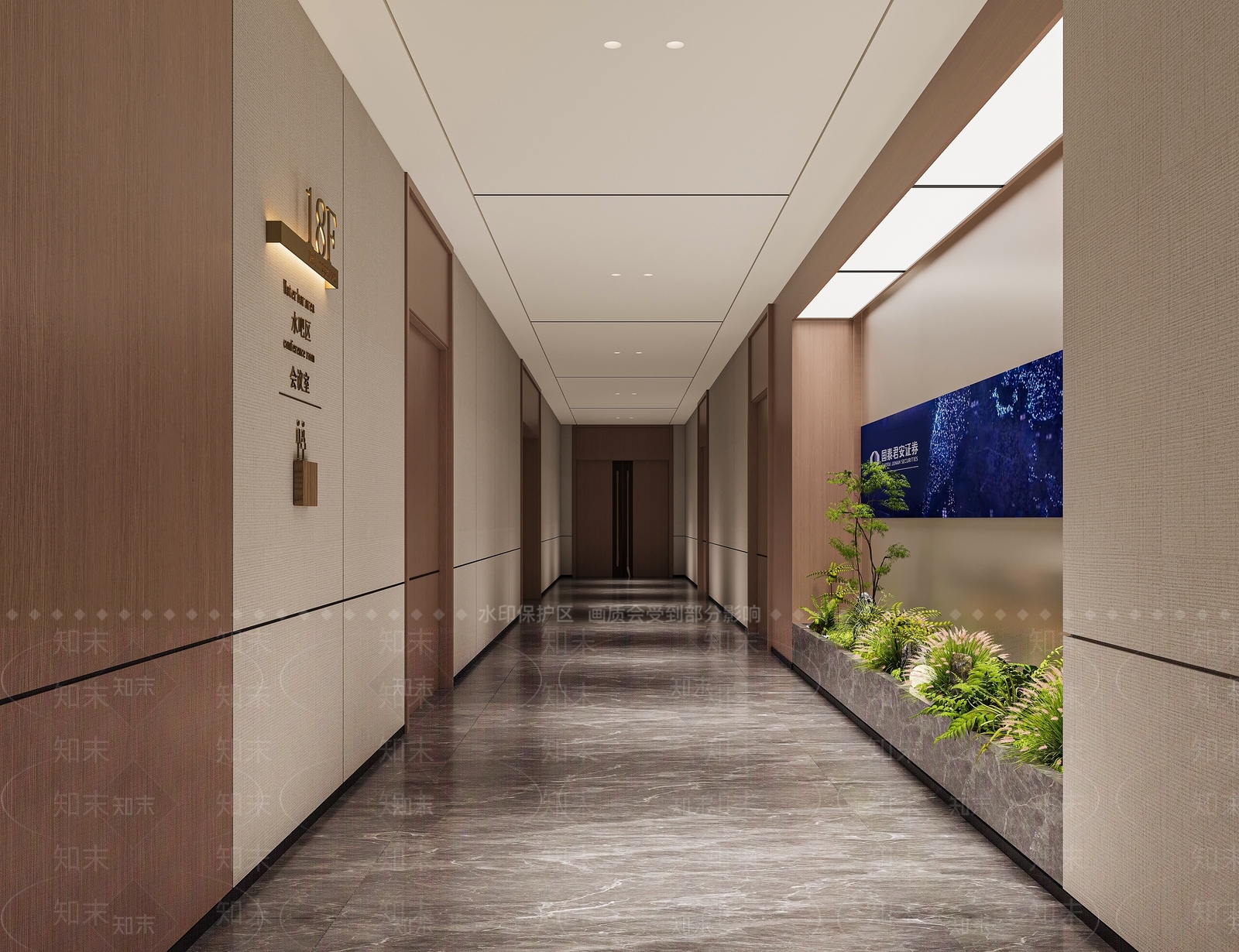 现代极简其他办公空间3D模型下载【ID:1202453764】