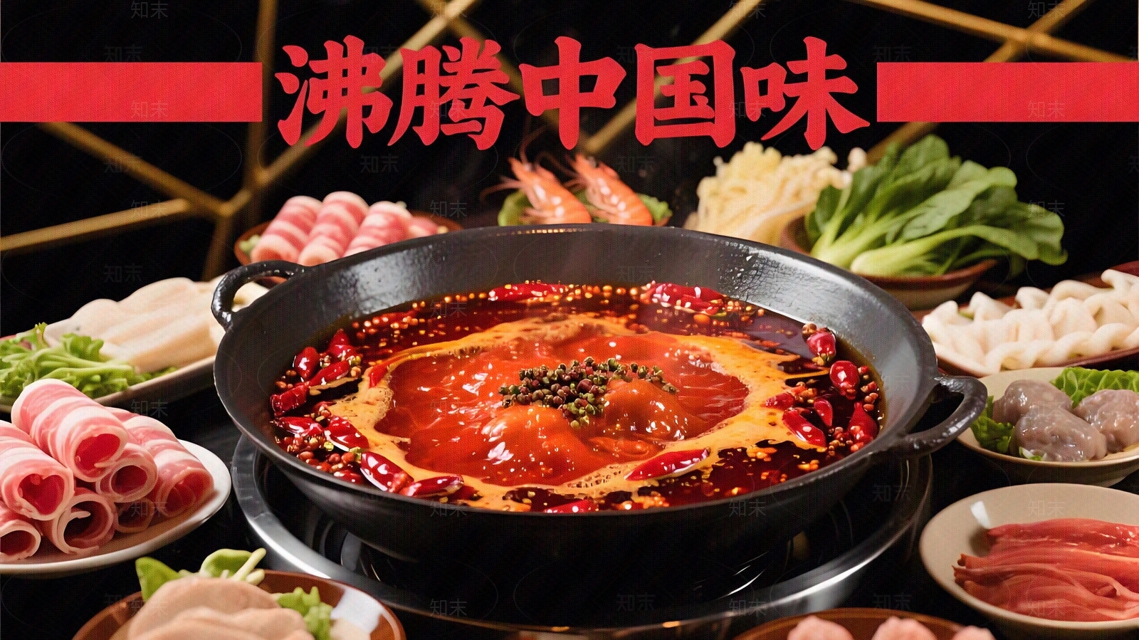 现代新中式餐饮广告贴图下载【ID:1202458566】