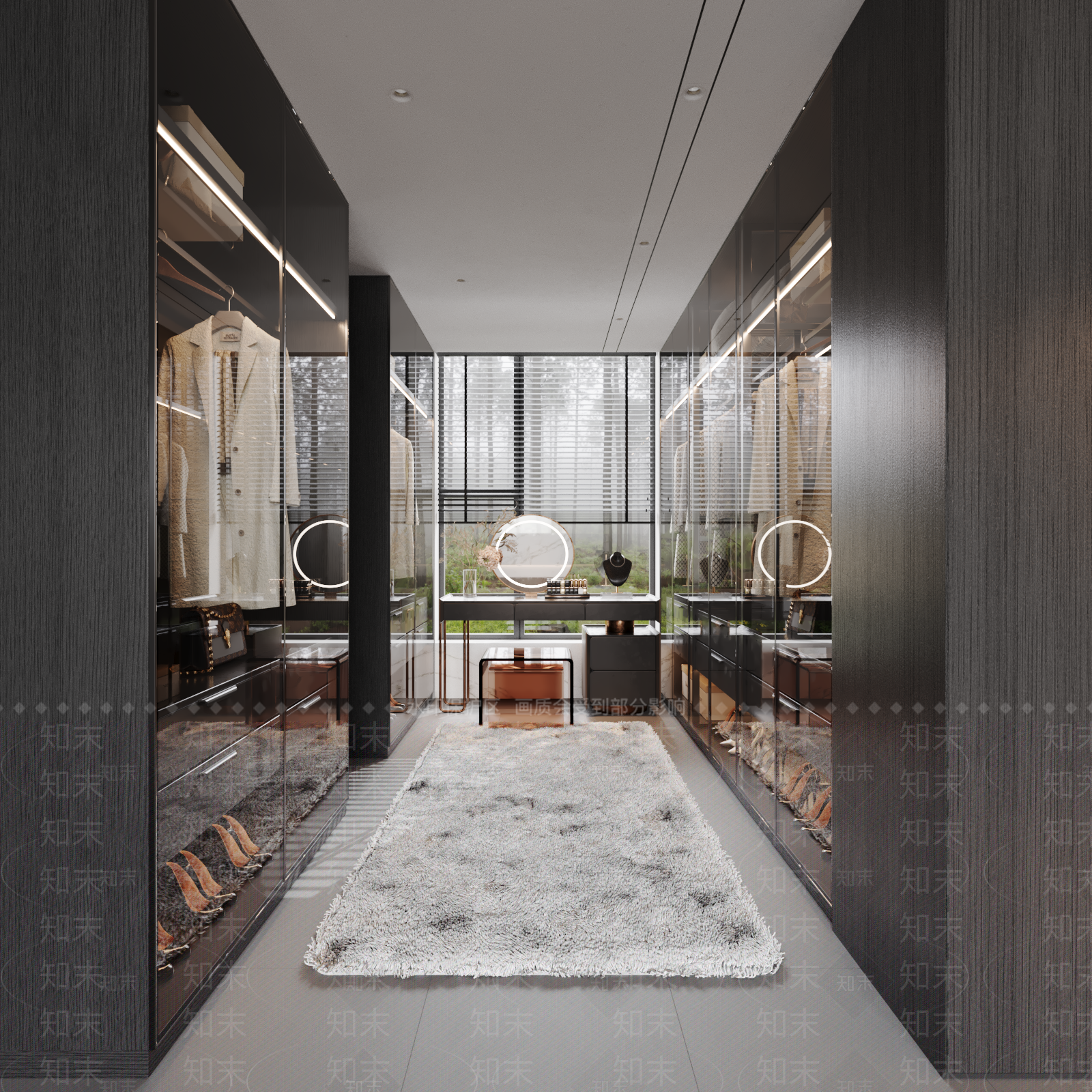 现代意式衣帽间3D模型下载【ID:1202462942】