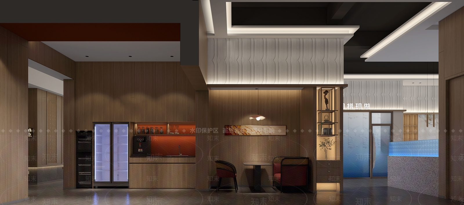 现代火锅店3D模型下载【ID:1202464735】
