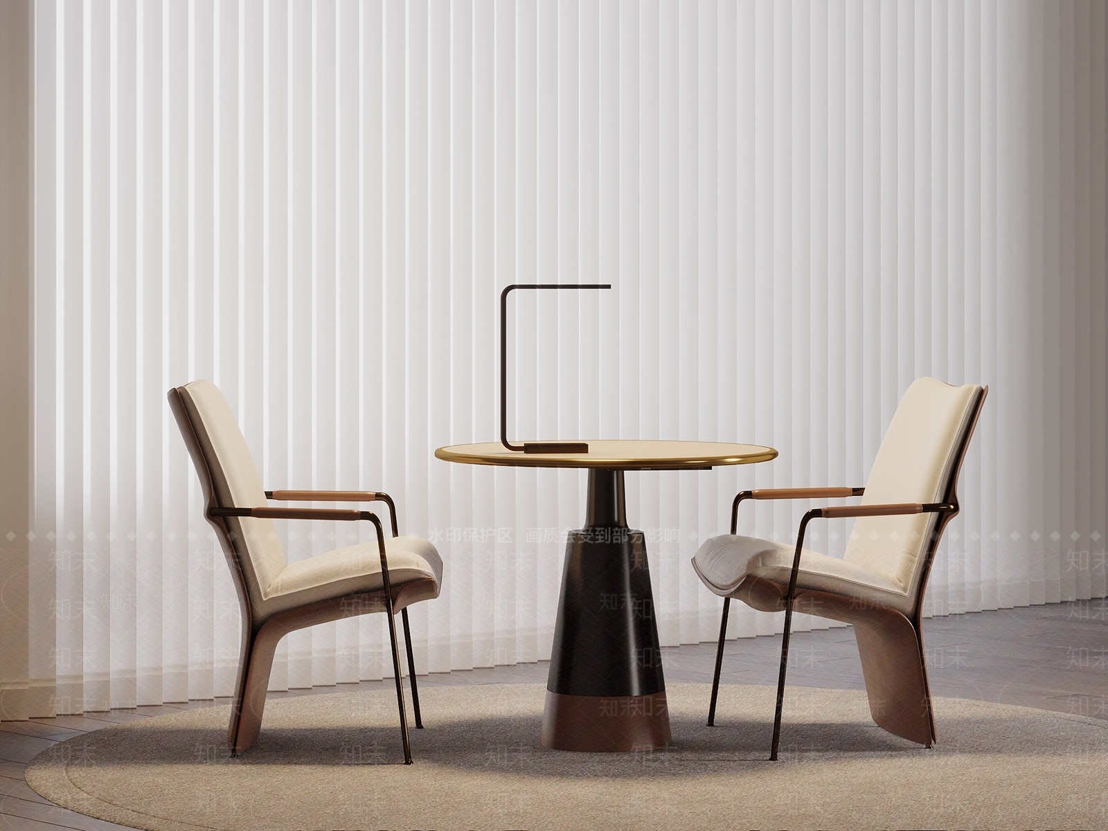 现代休闲椅SU模型下载【ID:1202465809】