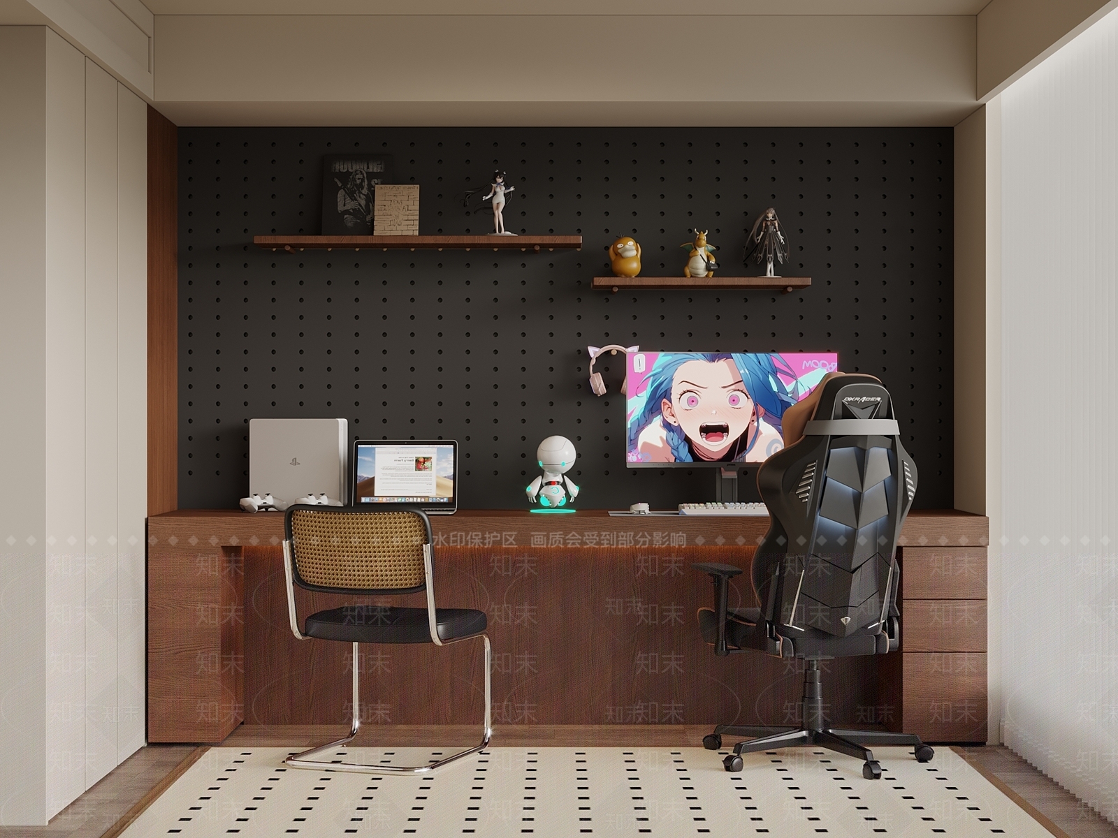 中古书房3D模型下载【ID:1202466577】