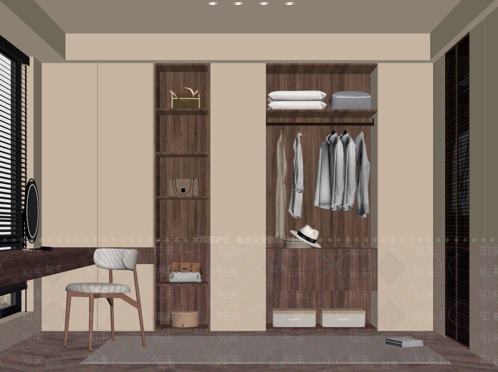 中古家居餐厅SU模型下载【ID:1202651736】