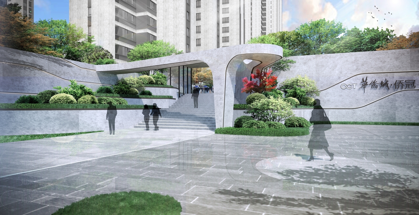 现代其他景观小建筑SU模型下载【ID:1202468355】