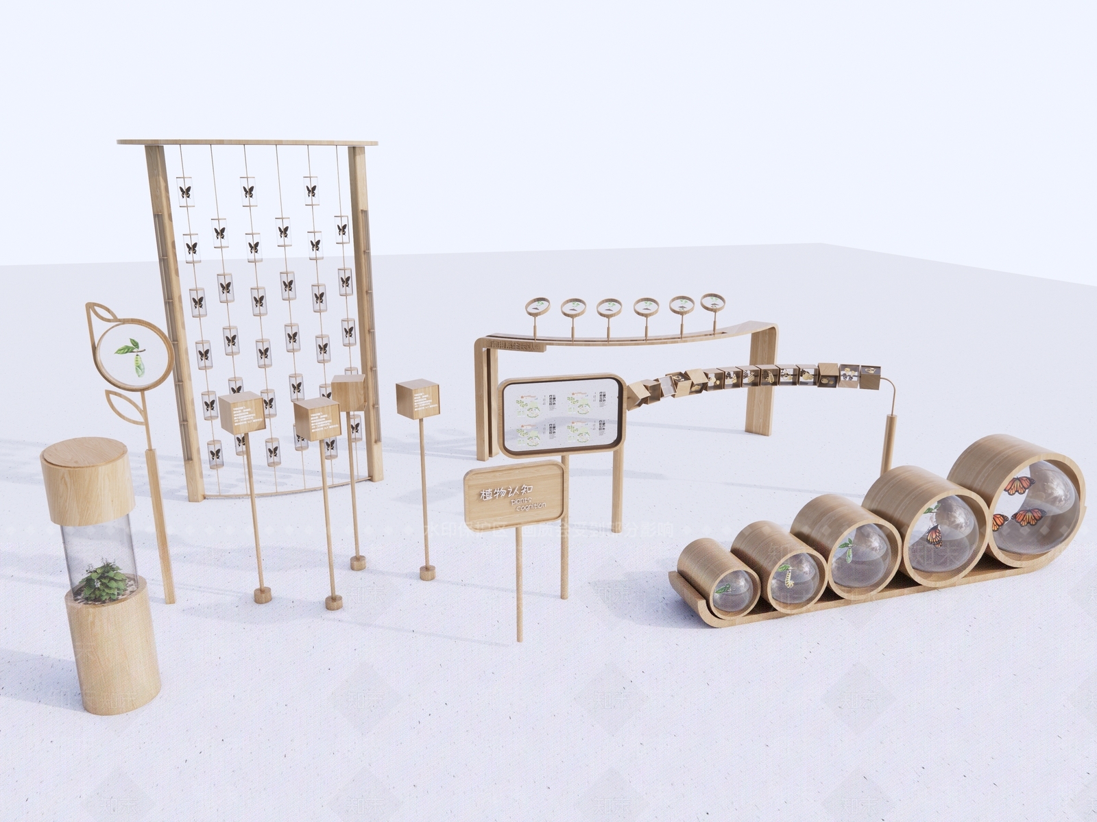 现代其他景观小品SU模型下载【ID:1202468550】