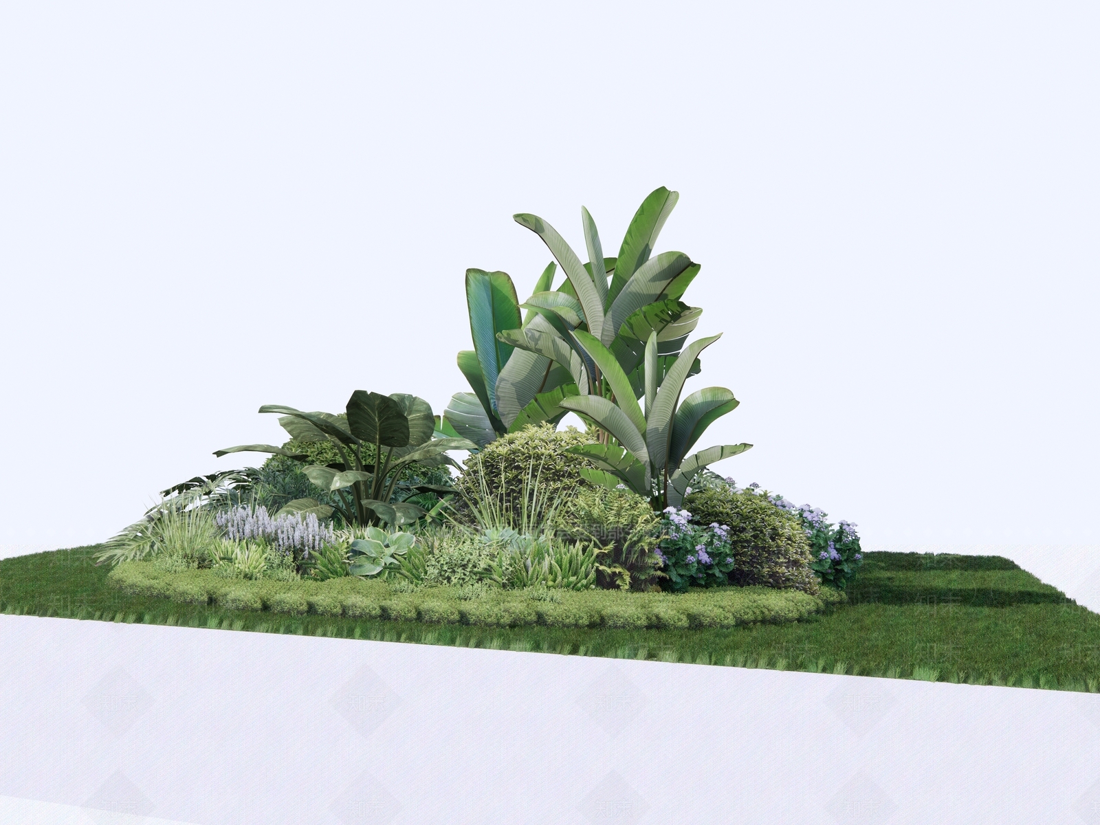 植物组合SU模型下载【ID:1202468940】