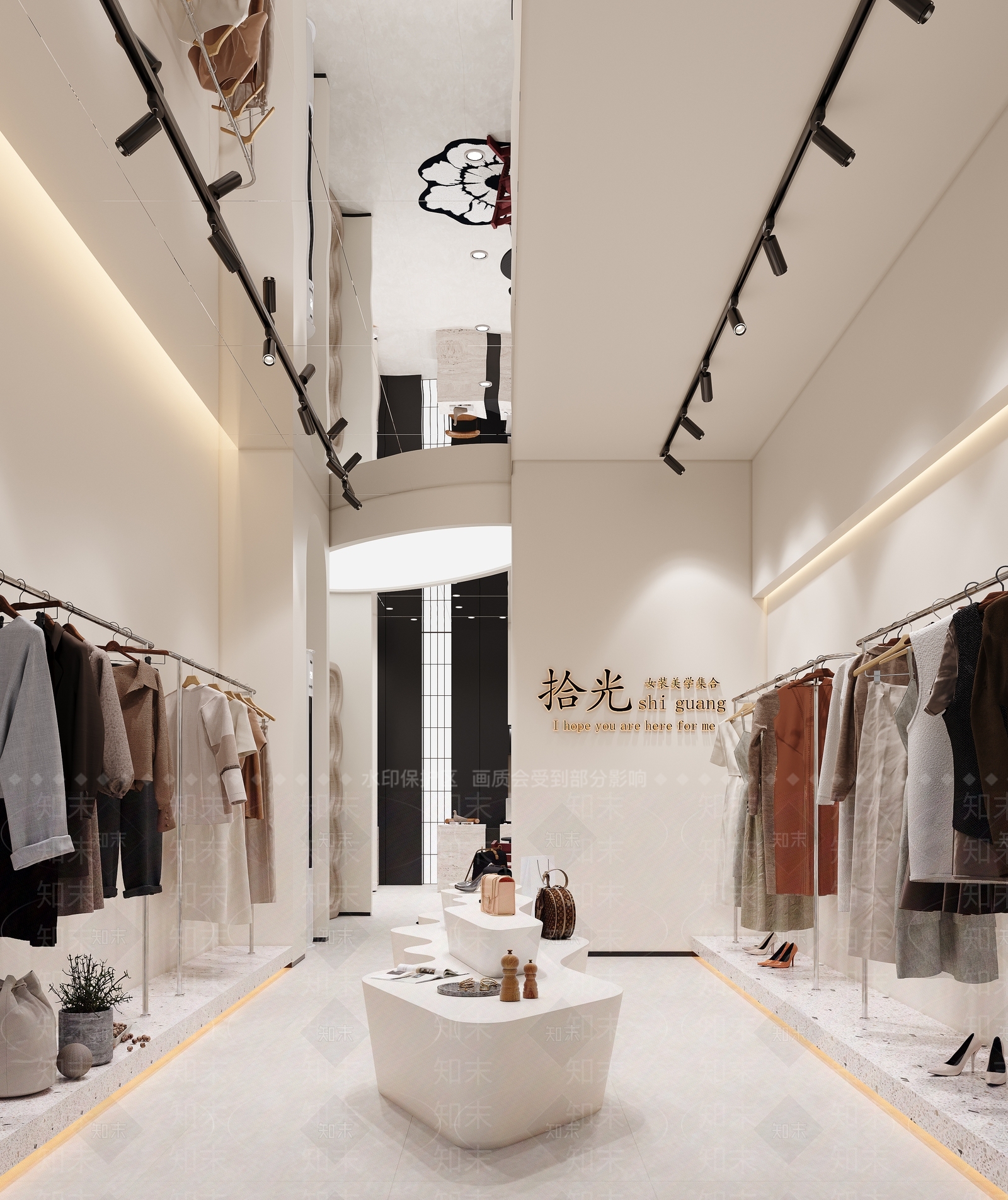 现代服装店3D模型下载【ID:1202469515】