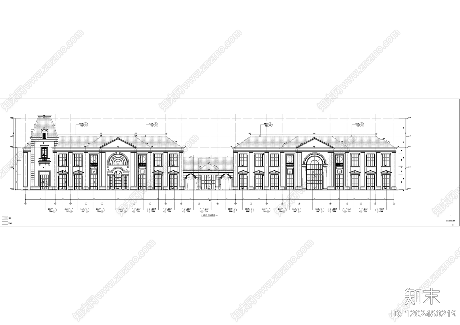 法式其他商业建筑施工图下载【ID:1202480219】