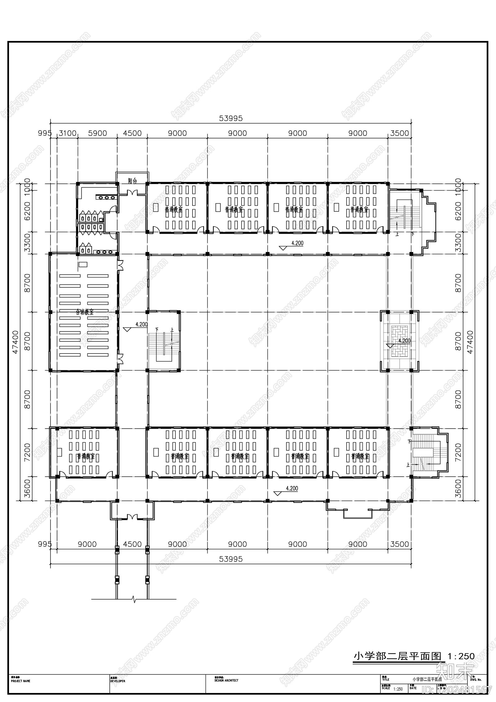 现代学校建筑cad施工图下载【ID:1202481567】