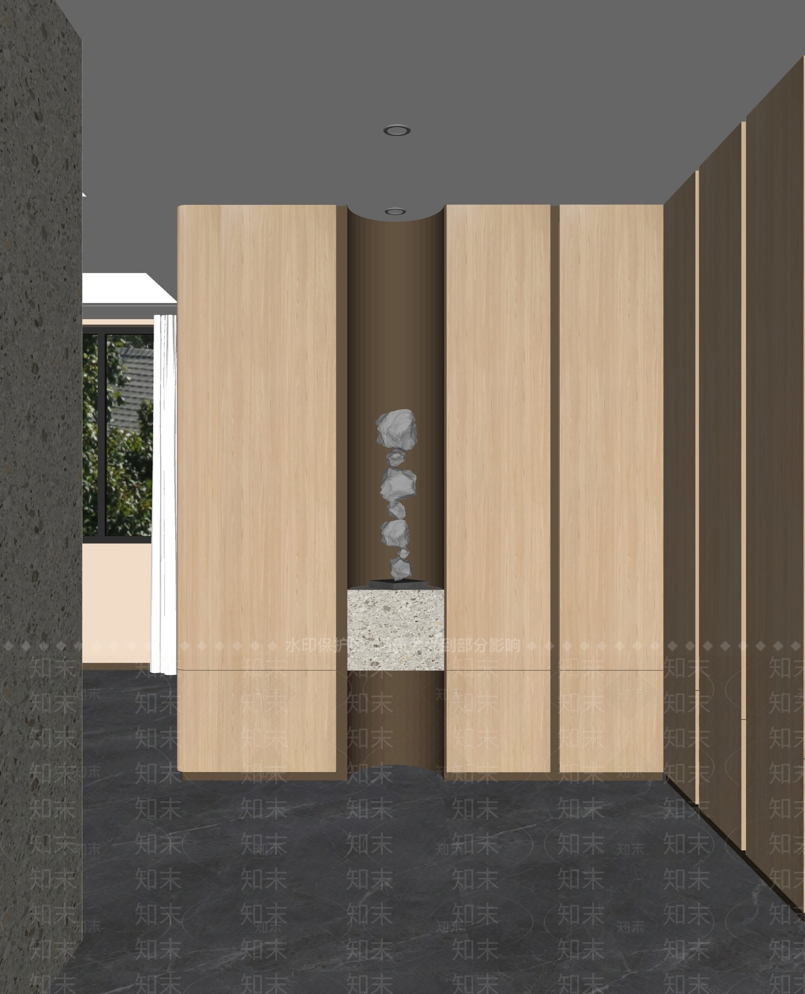 现代玄关SU模型下载【ID:1202482293】