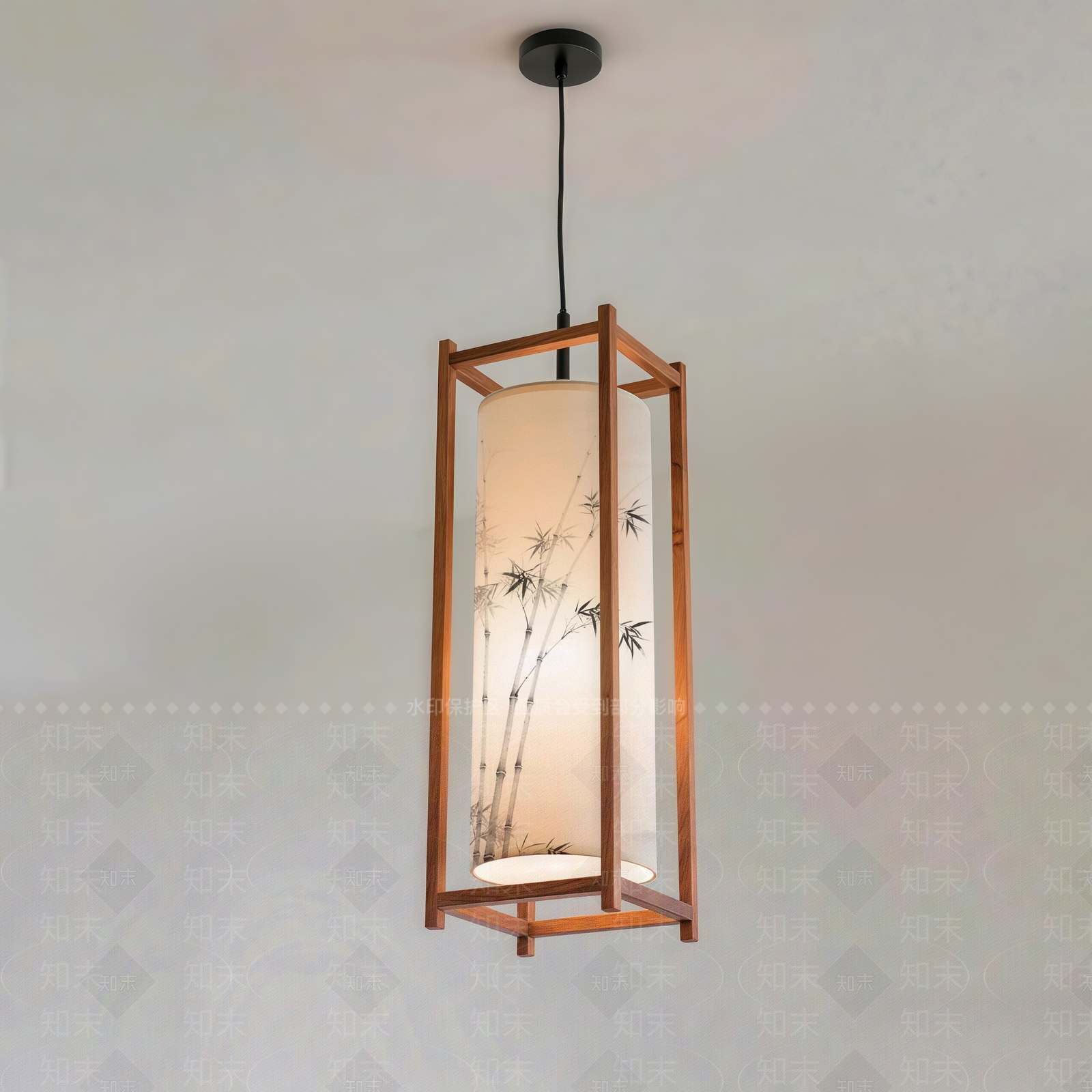 新中式中式吊灯3D模型下载【ID:1202576690】