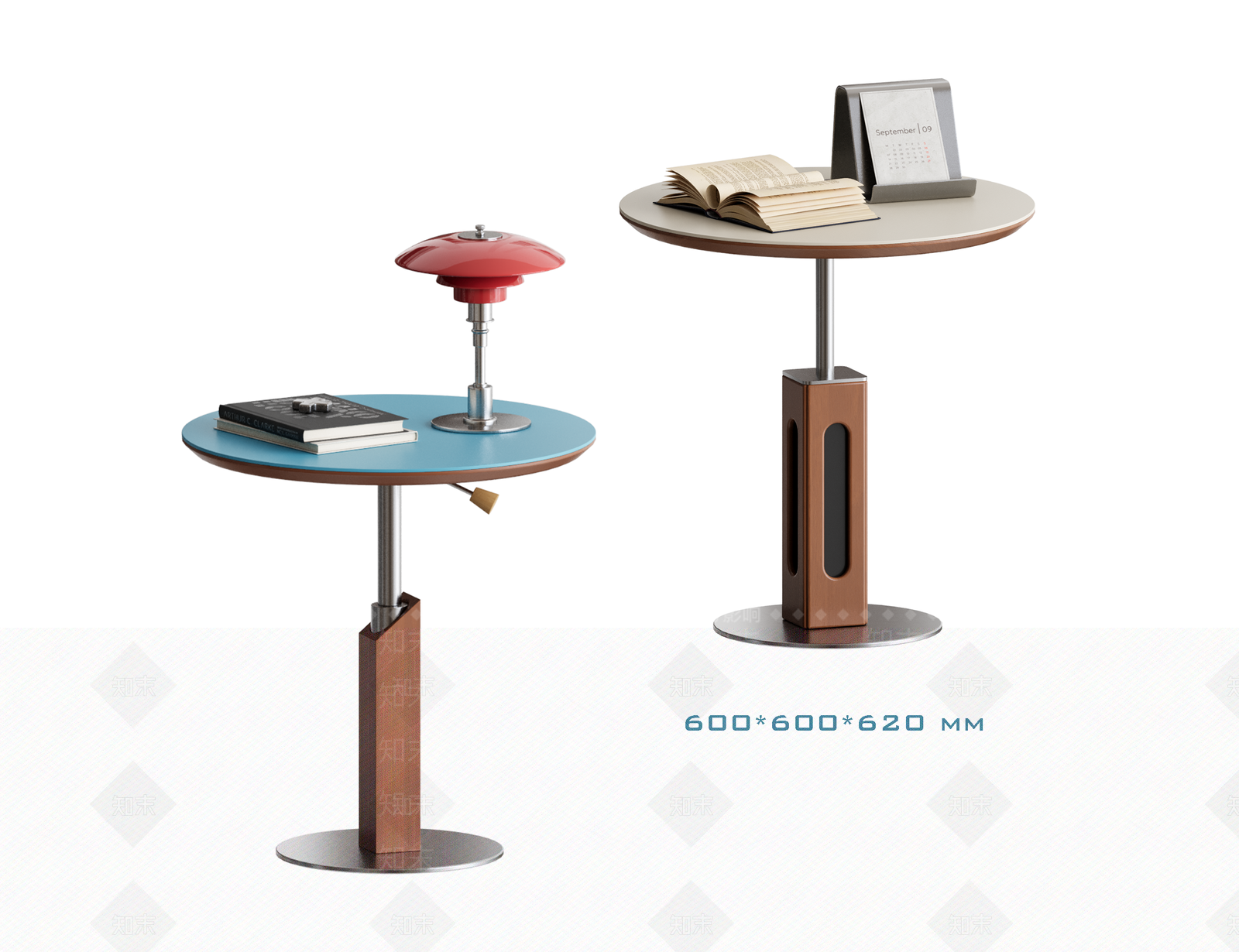 复古中古茶几SU模型下载【ID:1202486850】