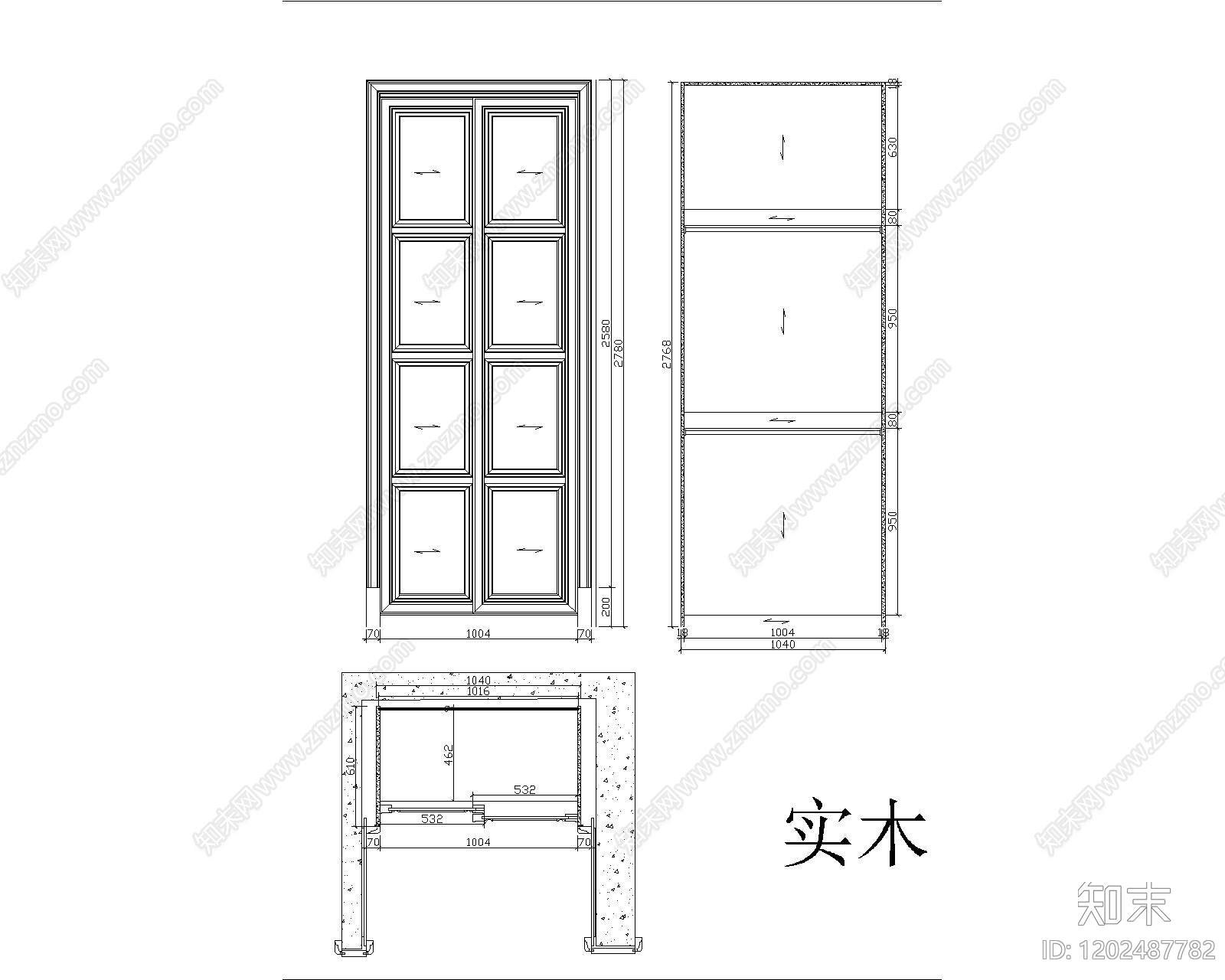 欧式家具图库施工图下载【ID:1202487782】