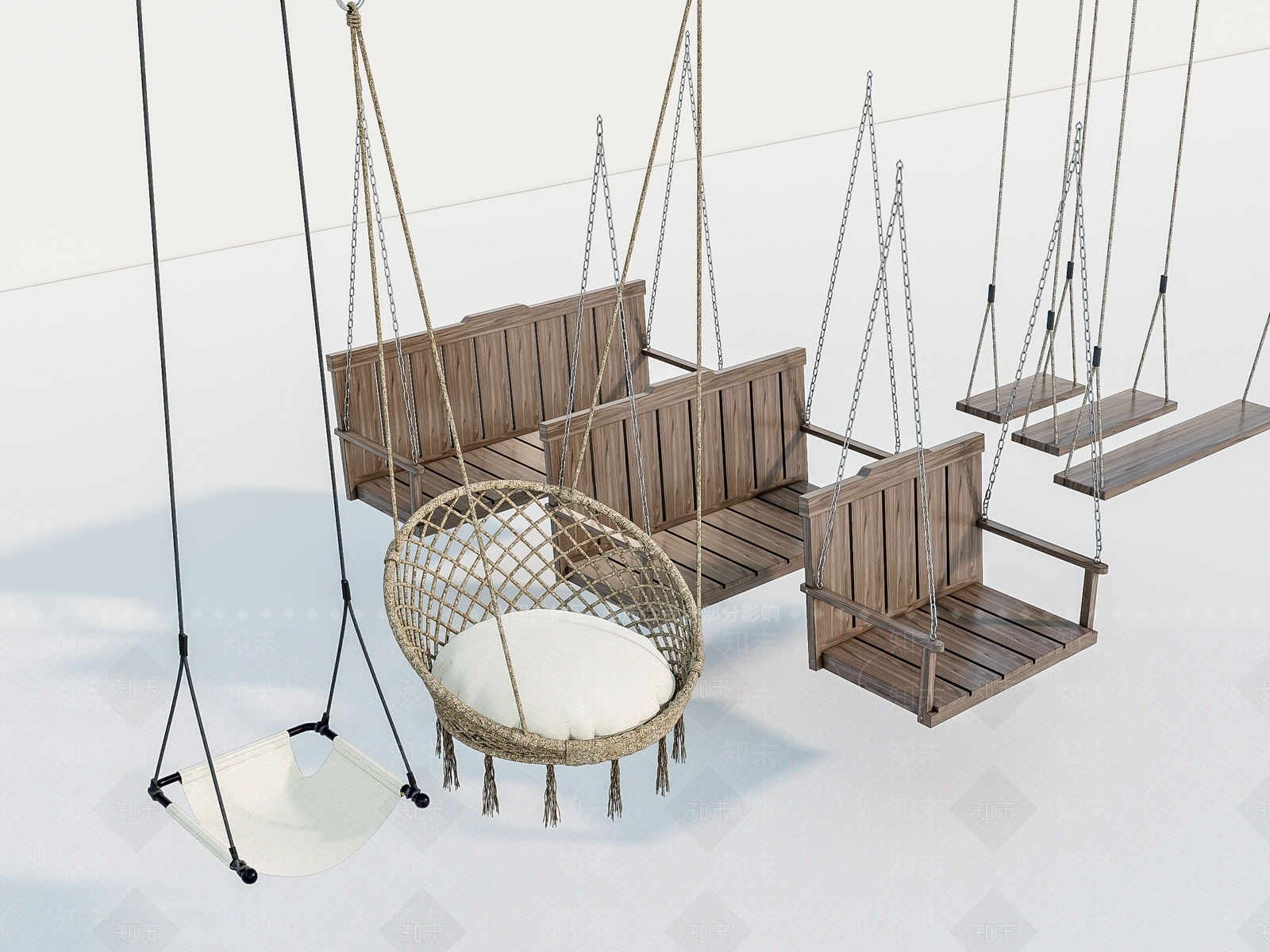 现代极简其他户外家具SU模型下载【ID:1202493038】