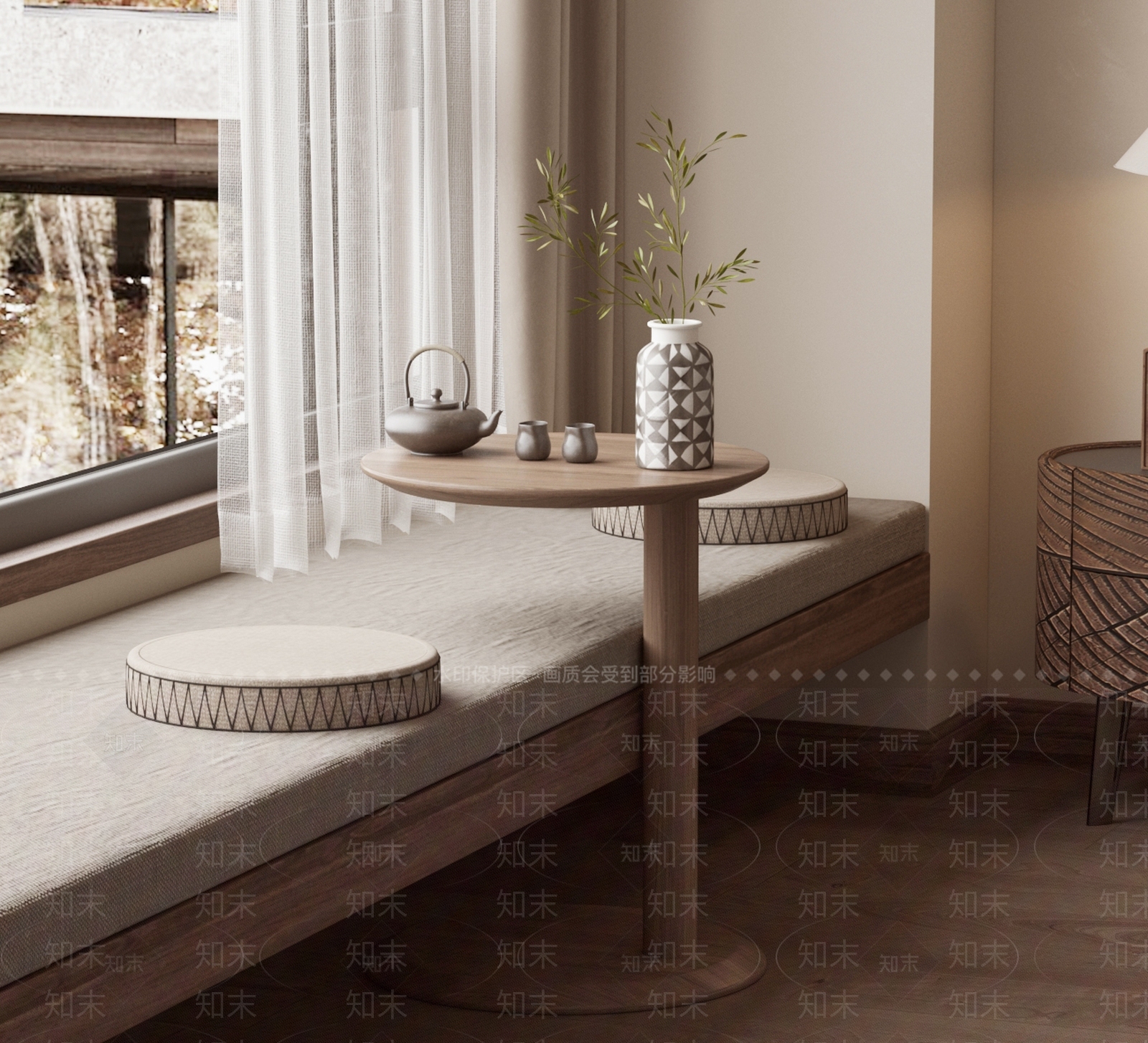 现代坐垫SU模型下载【ID:1202493191】