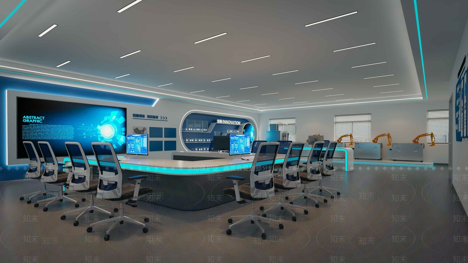 现代实验室3D模型下载【ID:1203761040】