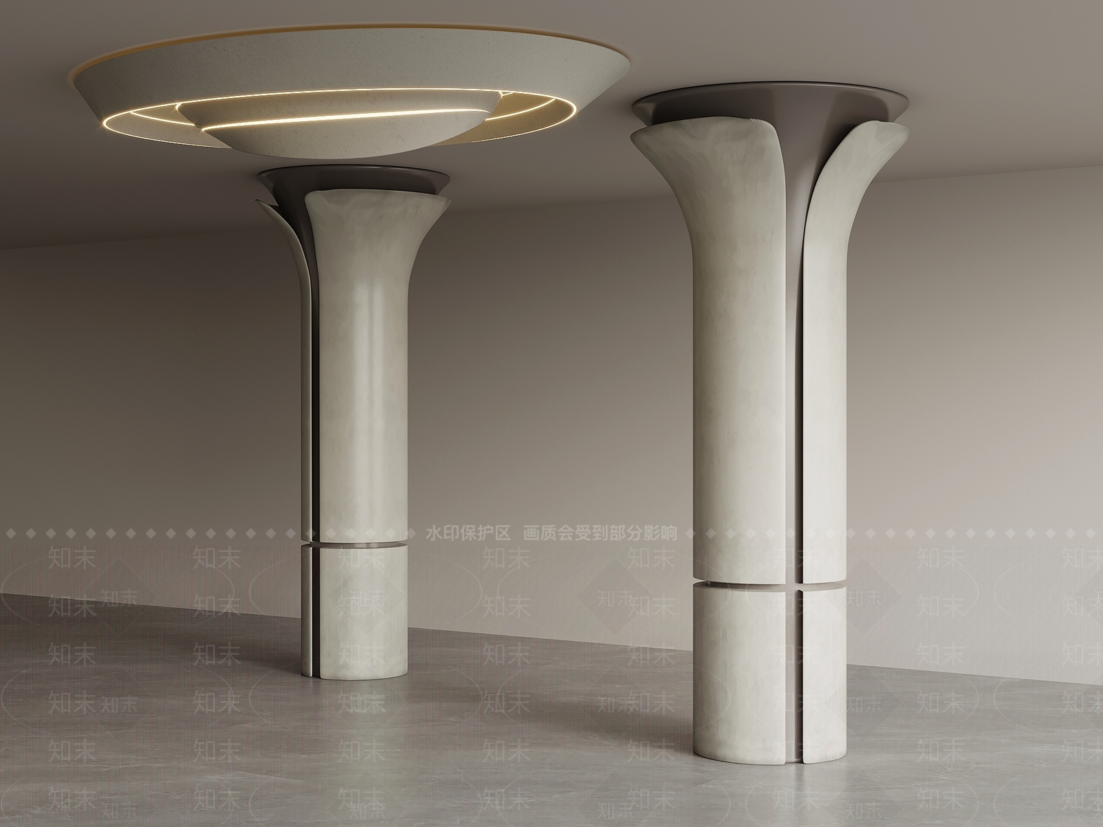 现代柱子SU模型下载【ID:1202494762】